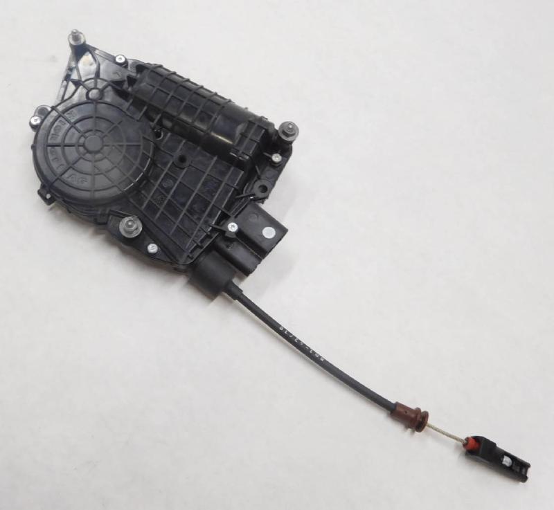 2011 BMW 750i (F01) RIGHT SIDE REAR OCCUPANT DOOR SOFT CLOSE ACTUATOR w/ CABLE — exact item pictured
