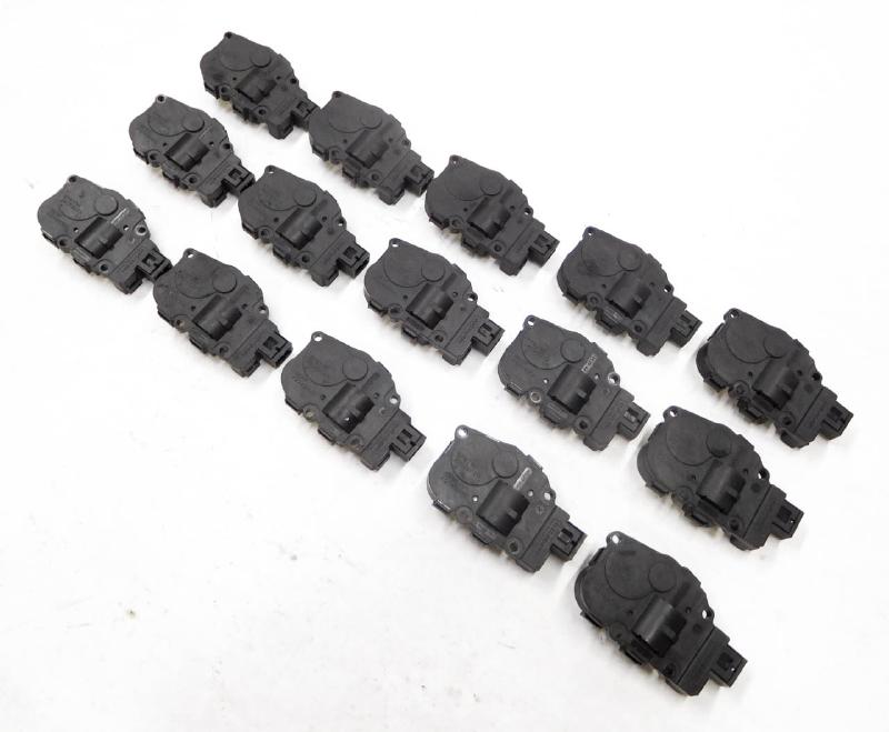 2011 BMW 740i (F01) FRONT HEATER A/C BLEND DOOR SERVO ACTUATOR MOTOR SET (15) — exact item pictured