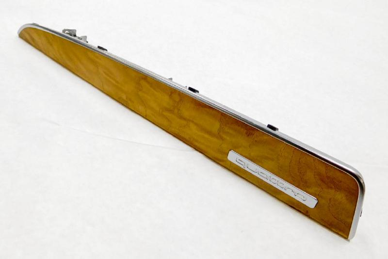 2009 AUDI Q5 (8R) RIGHT FRONT DASH PANEL WOOD GRAIN TRIM MOULDING (QUATTRO) — exact item pictured