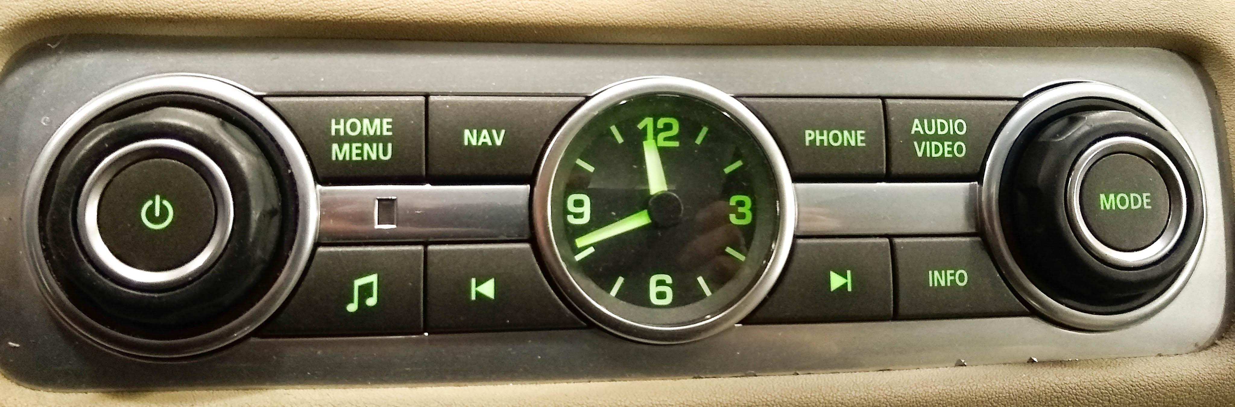 2010-2016 RANGE ROVER SPORT (L320) LR4 RADIO NAVIGATION PHONE VIDEO INFO SWITCH — exact item pictured