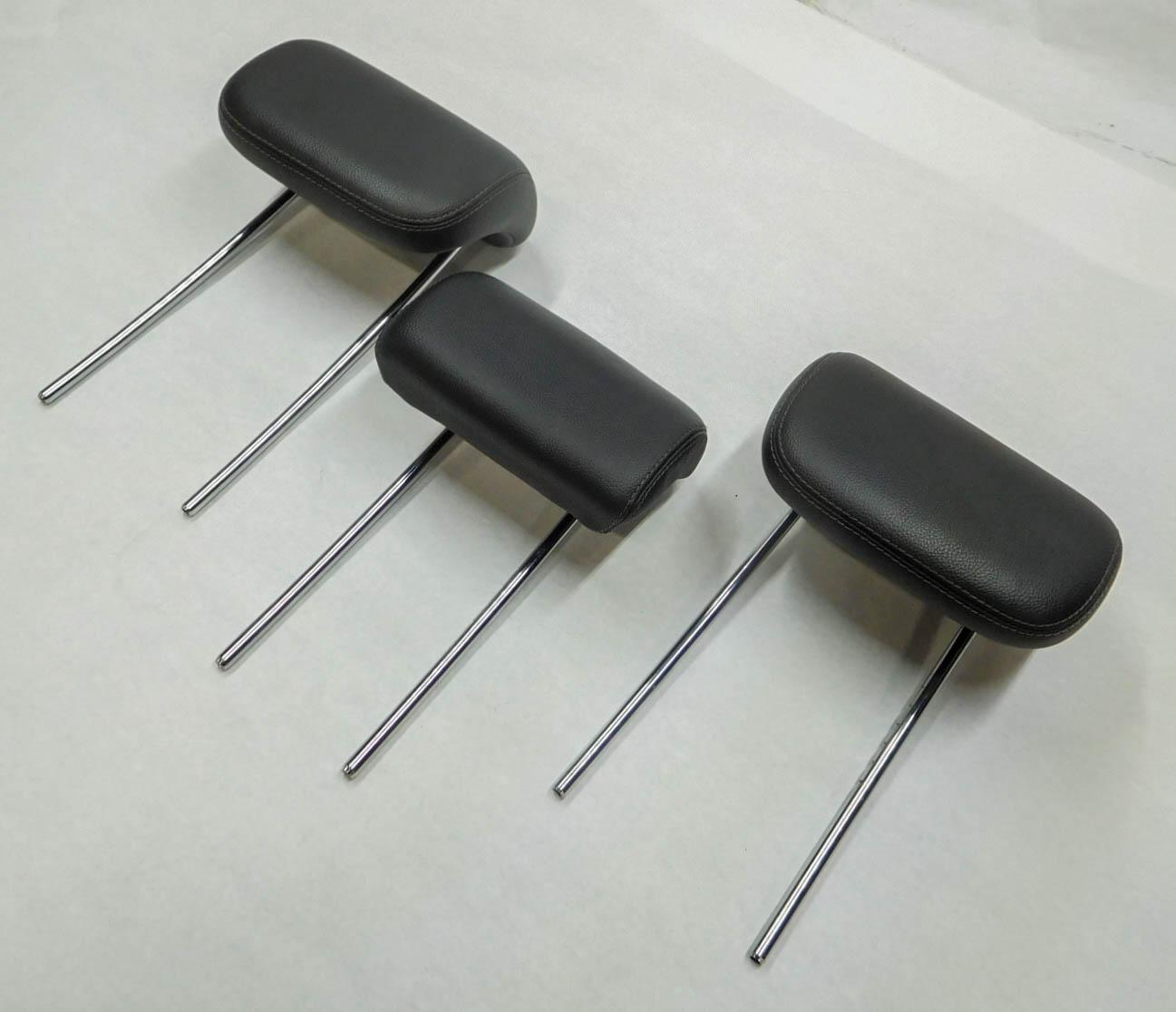 2009 MB GL320 (X164) REAR 2nd SECOND ROW SEAT HEADREST SET-3 (BLACK) — exact item pictured