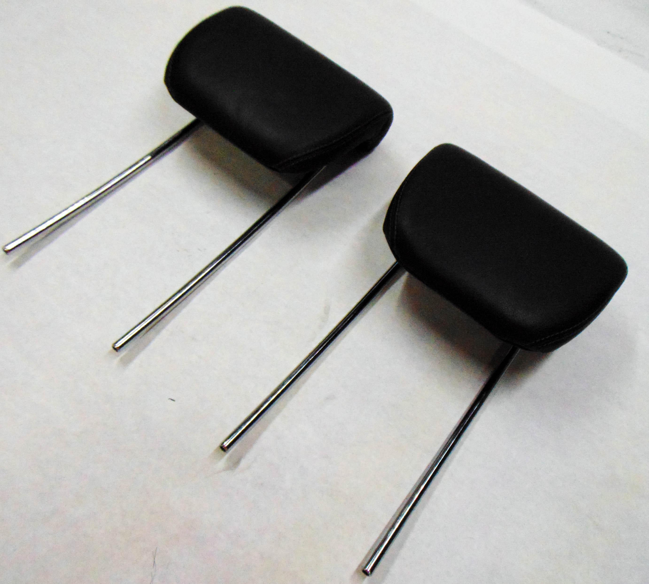 2008 MB GL550 (X164) REAR (3rd THIRD ROW) HEADREST SET-2 (BLACK LEATHER) — exact item pictured