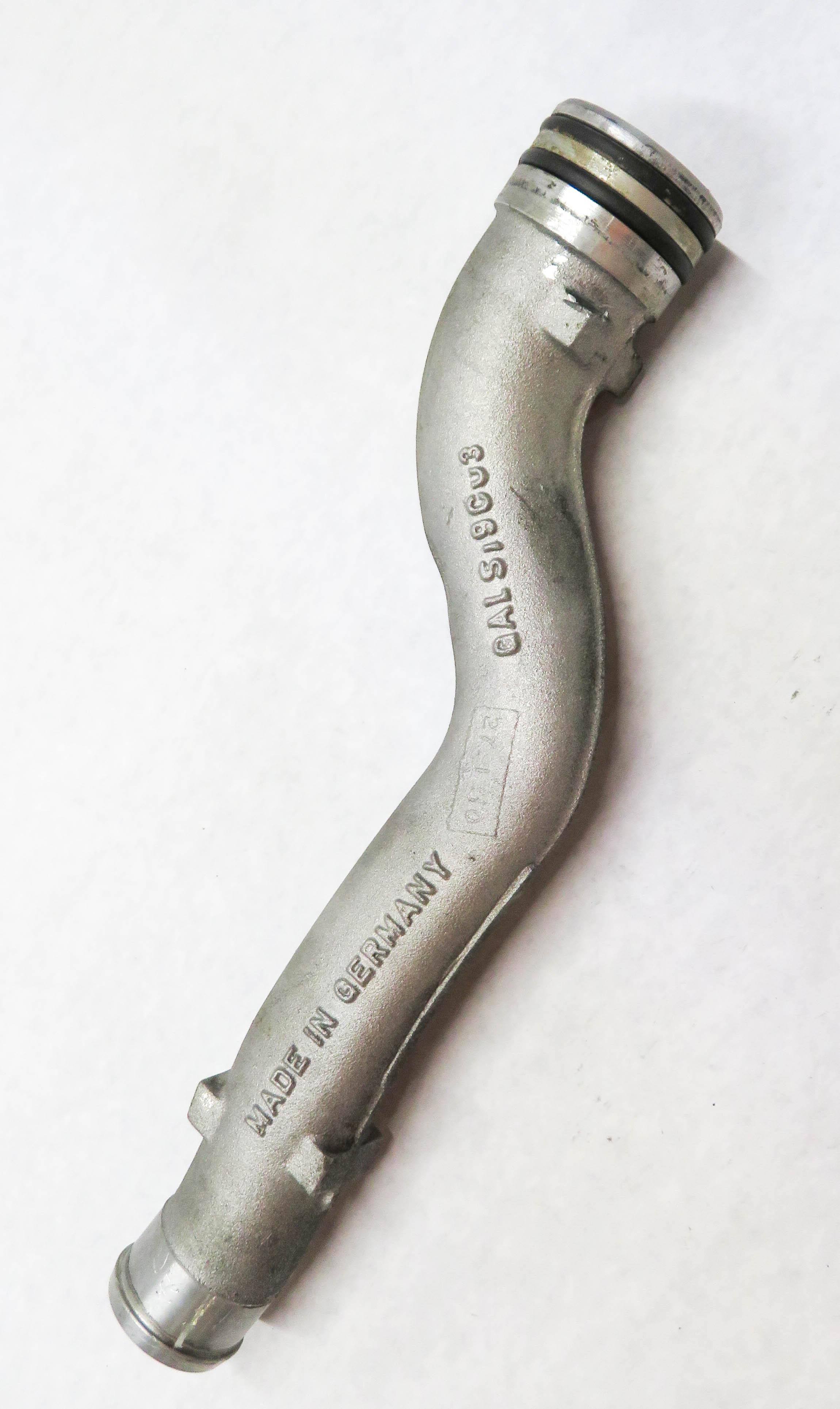 2004 PORSCHE CAYENNE (955) 4.5L M48 V8 ENGINE LOWER WATER COOLANT PIPE — exact item pictured