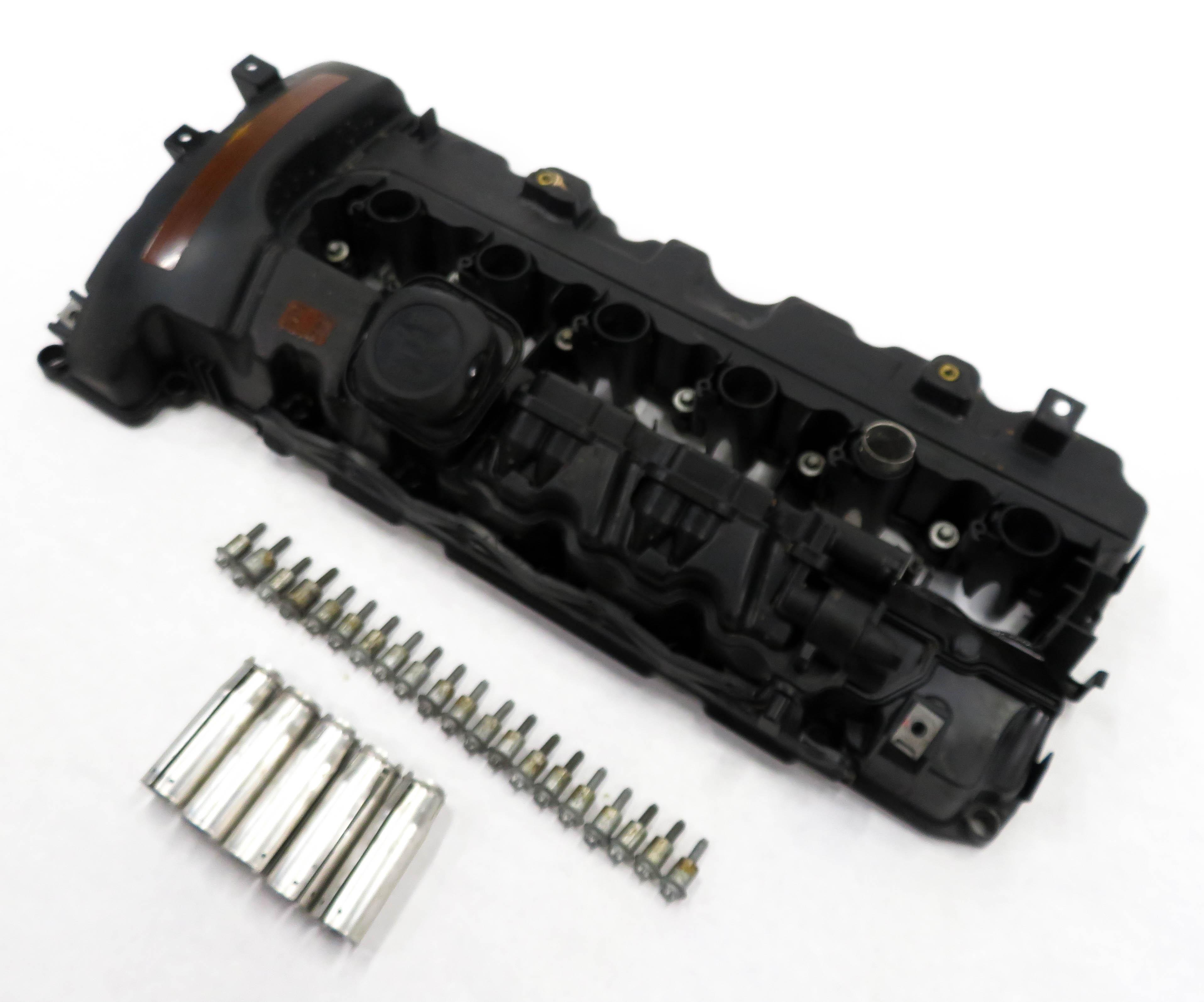 2007-16 BMW 335i 535i 740i X6 Z4 E60 E90 3.0L N54 TWIN TURBO ENGINE VALVE COVER — exact item pictured