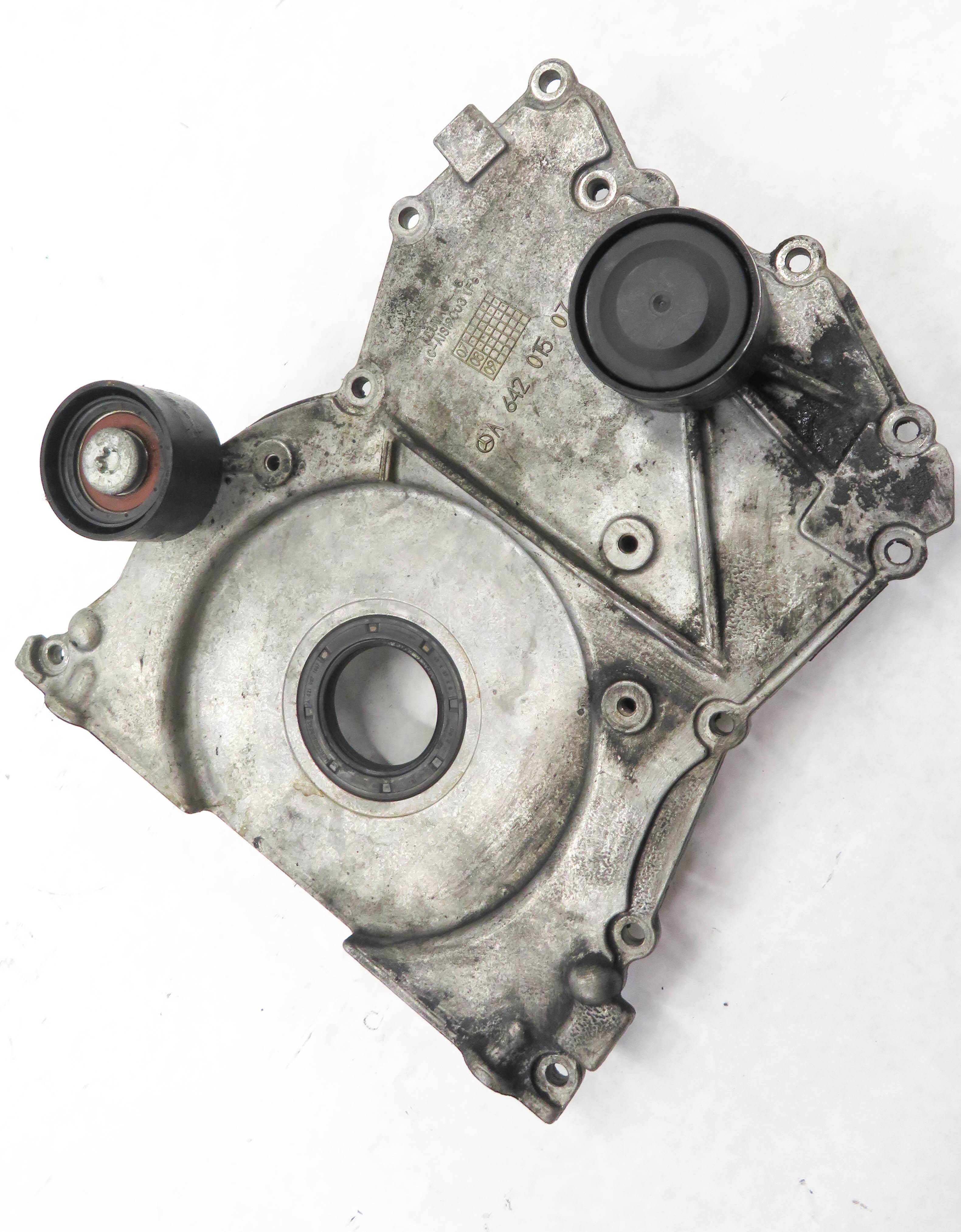 07-09 MB E320 GL320 ML320 R320 (X164 W164) 3.0L DIESEL OM642 ENGINE TIMING COVER — exact item pictured