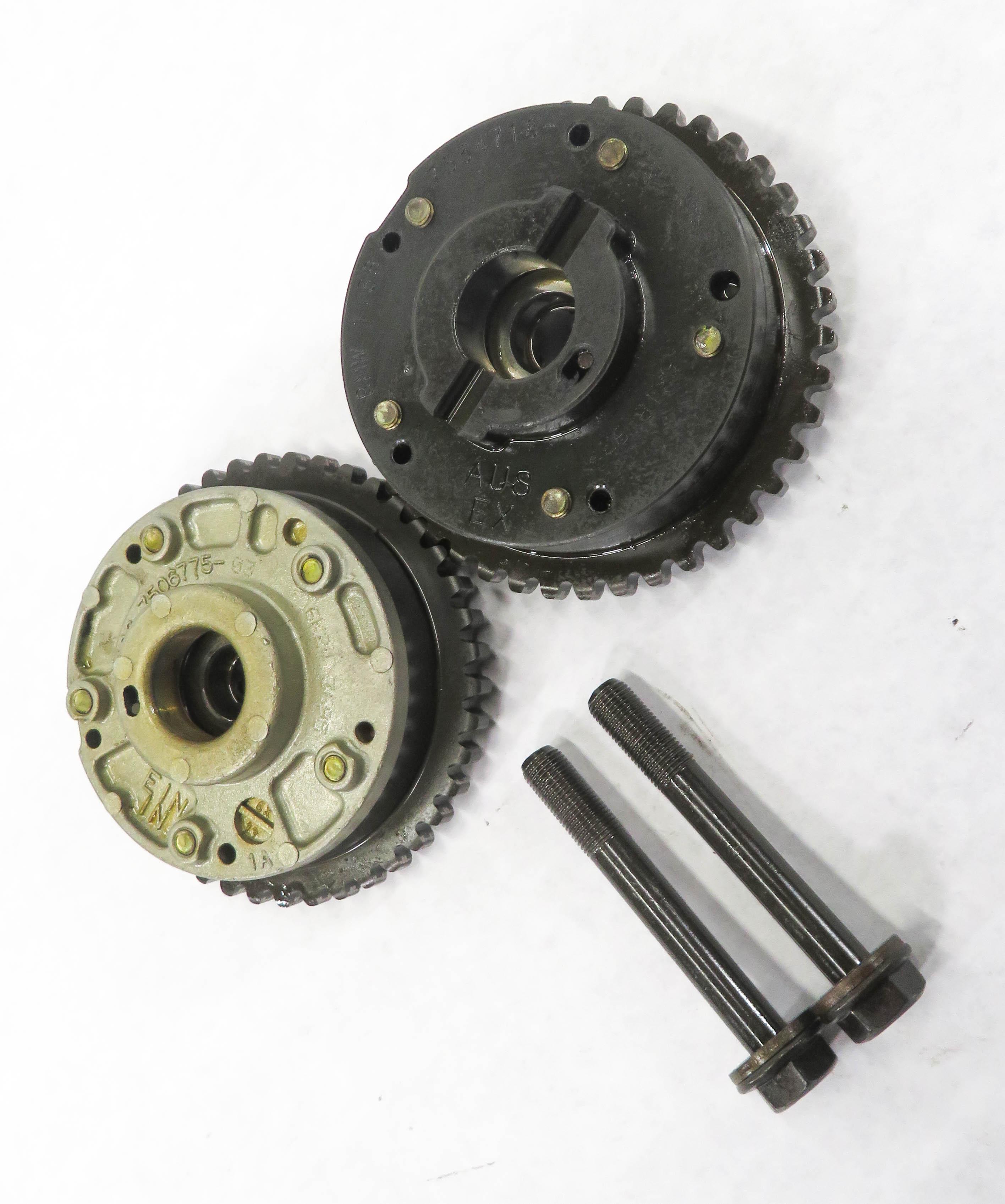 2007 BMW X5 (E70) 4.8L N62 V8 RIGHT ENGINE INTAKE & EXHAUST TIMING GEAR SET-2 — exact item pictured