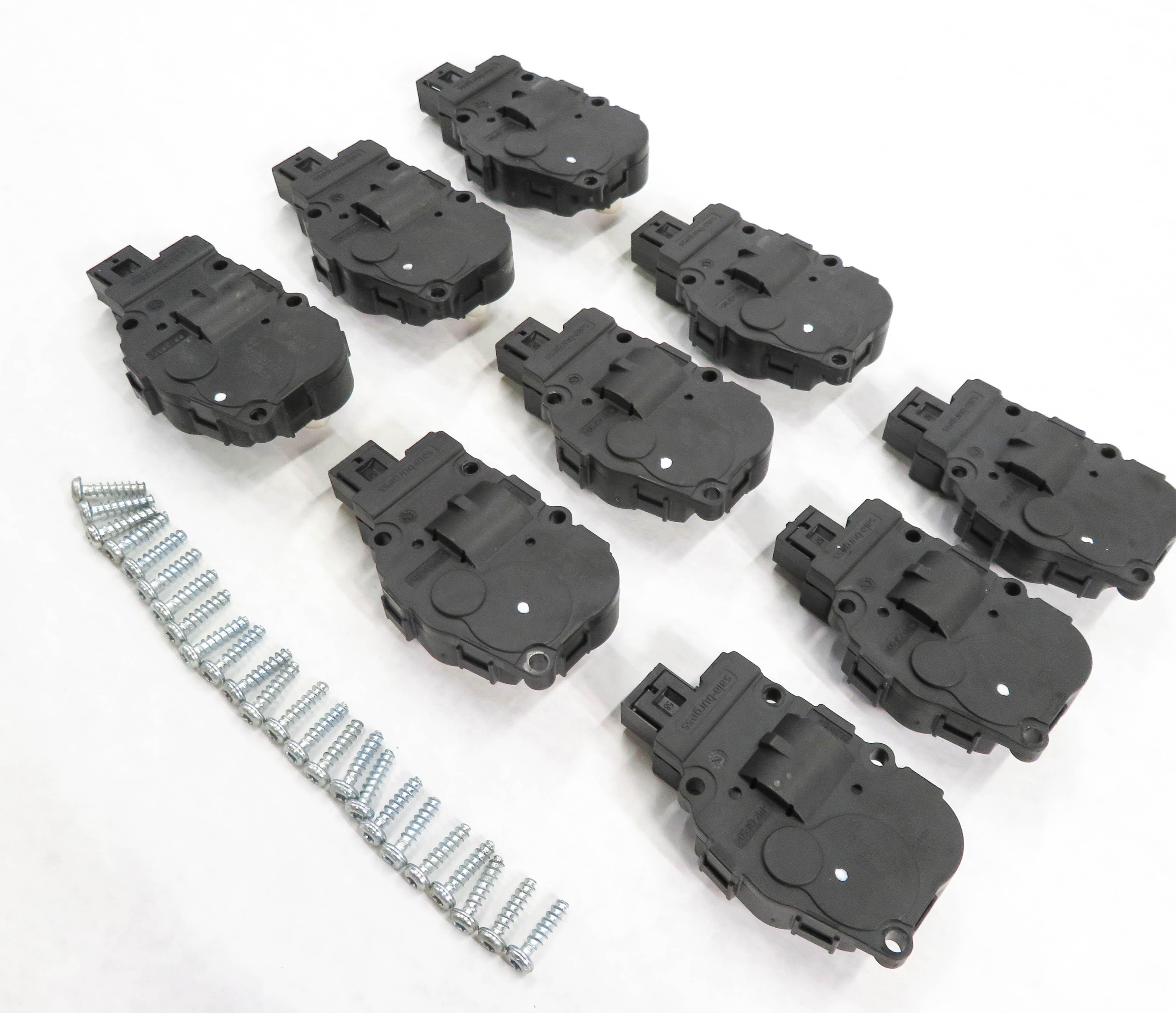 2011 BMW 550iGT (F07) FRONT HVAC HEATER A/C BLEND DOOR SERVO MOTOR SET-10 — exact item pictured