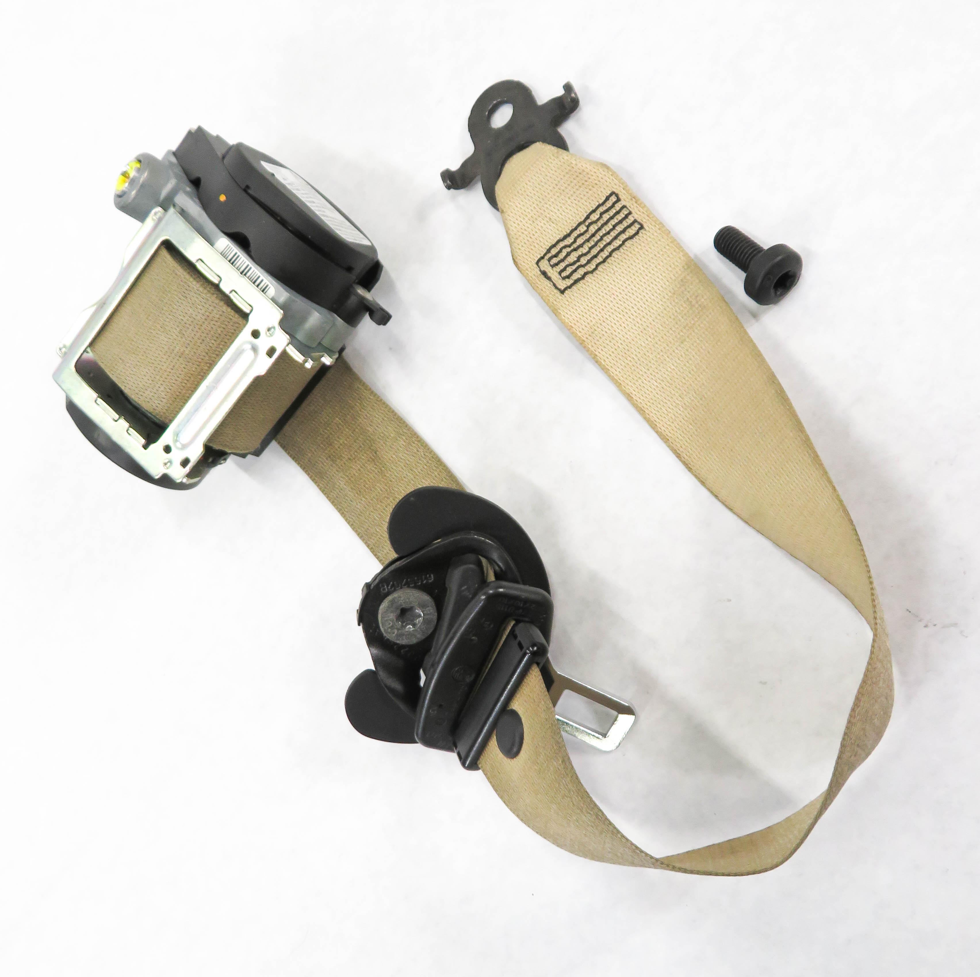 2010-2017 BMW 535iGT 550iGT (F07) LEFT FRONT DRIVER SEATBELT RETRACTOR (BEIGE) — exact item pictured