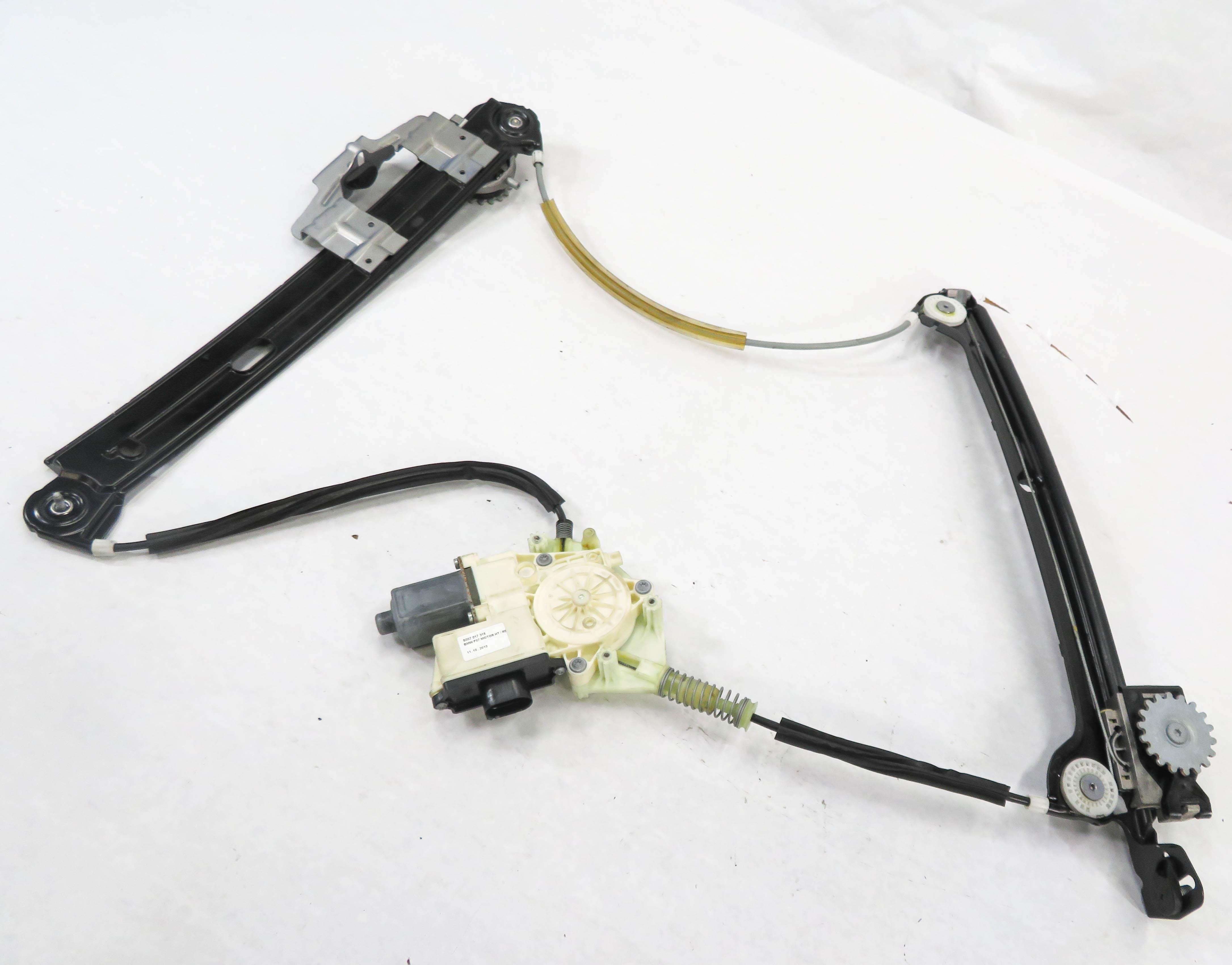 2010-2017 BMW 535iGT 550iGT (F07) RIGHT SIDE REAR DOOR WINDOW REGULATOR w/ MOTOR — exact item pictured