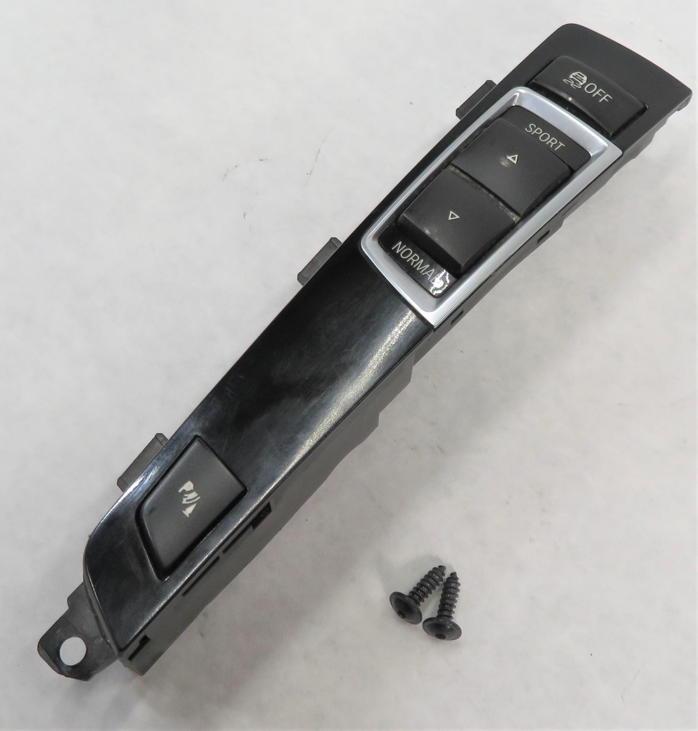 2011 BMW 550iGT (F07) FRONT CONSOLE PDC SPORT MODE TRACTION CONTROL SWITCH PANEL — exact item pictured