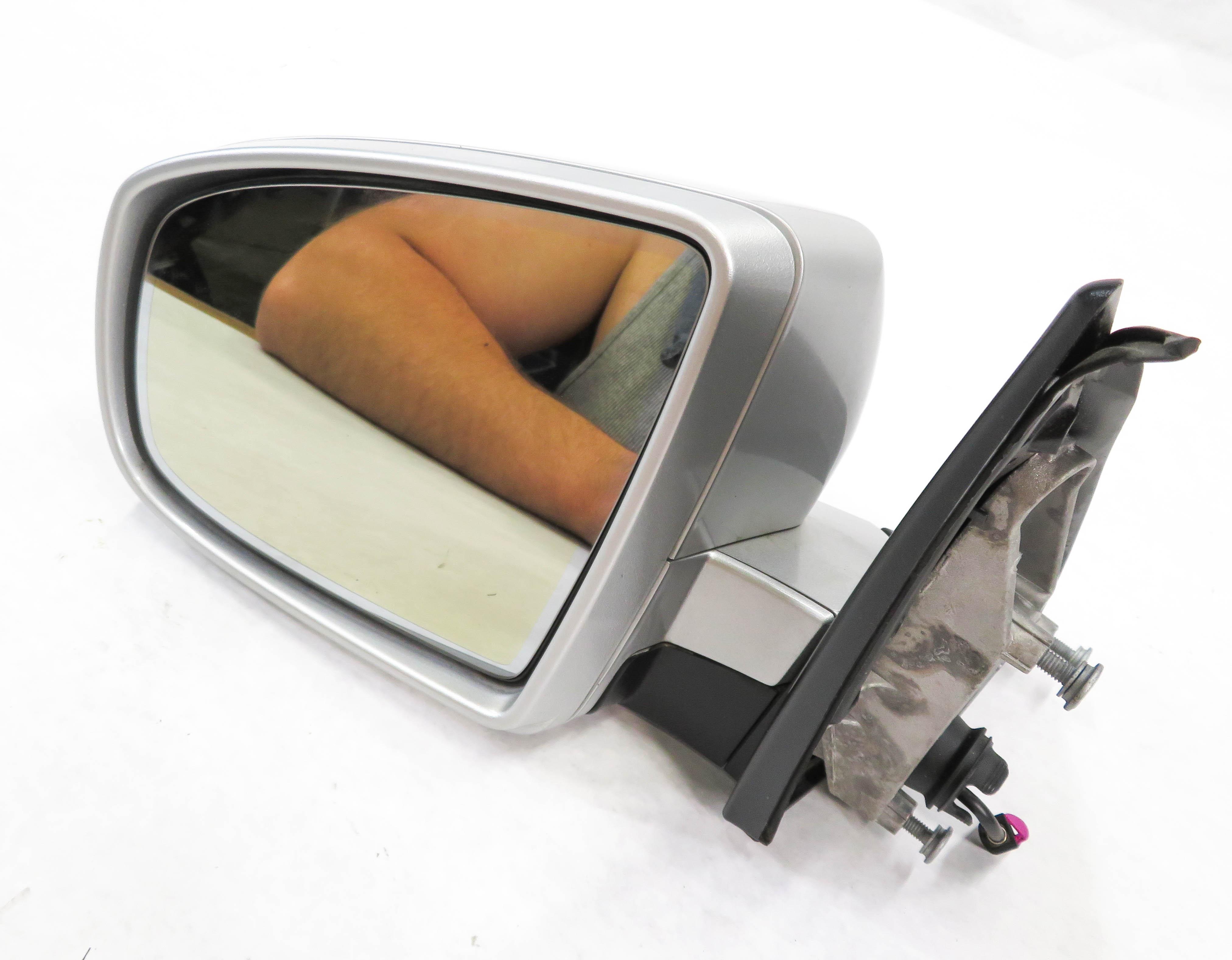 10-13 BMW X5 (E70) - LEFT P-FOLD MEM AUTODIM CAMERA HEATED DOOR MIRROR (SILVER) — exact item pictured