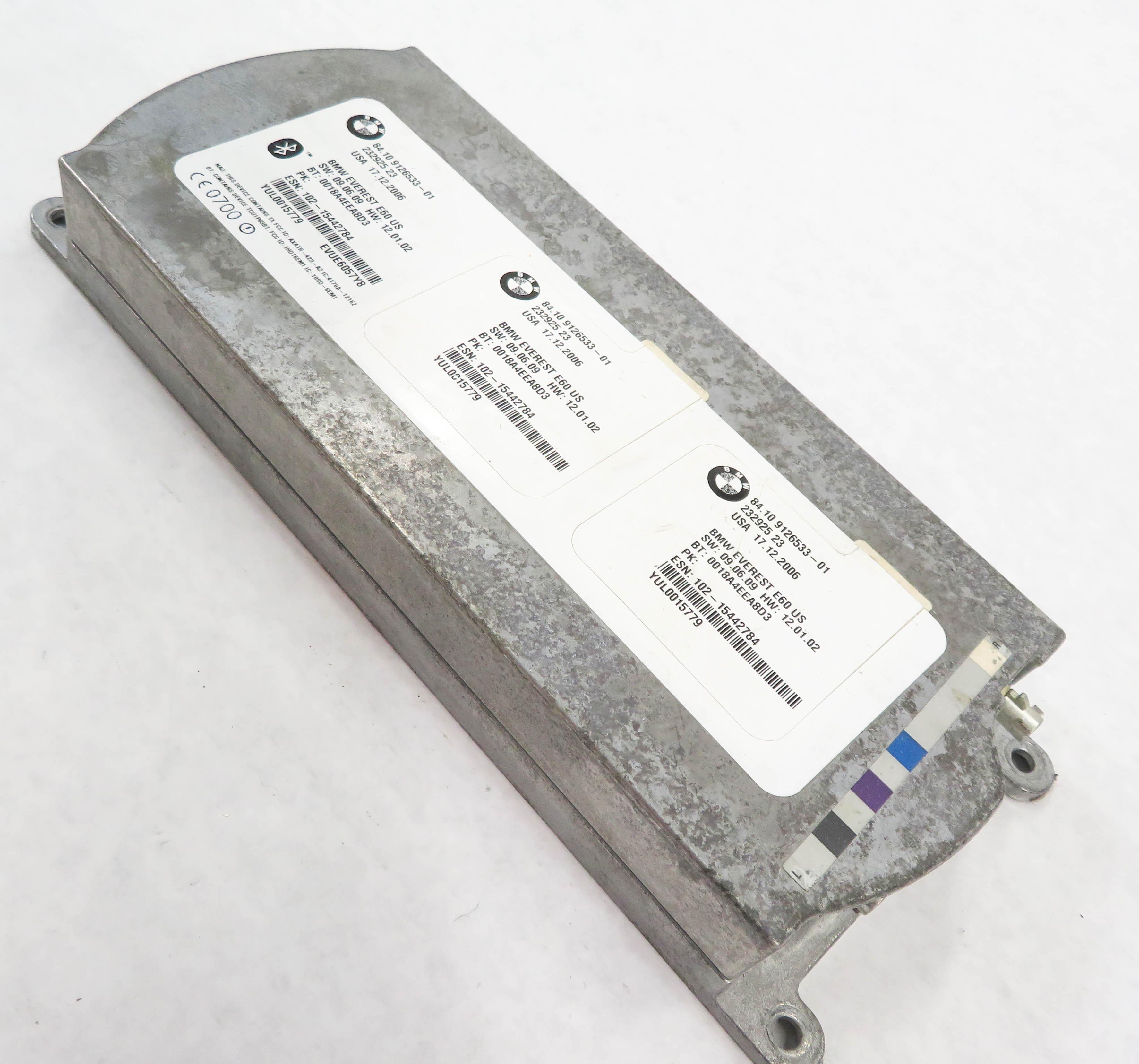 08-16 BMW 535i 750i 760i X5 X6 Z4 (E60 F01 E70 E89) BLUETOOTH TELEMATICS MODULE — exact item pictured