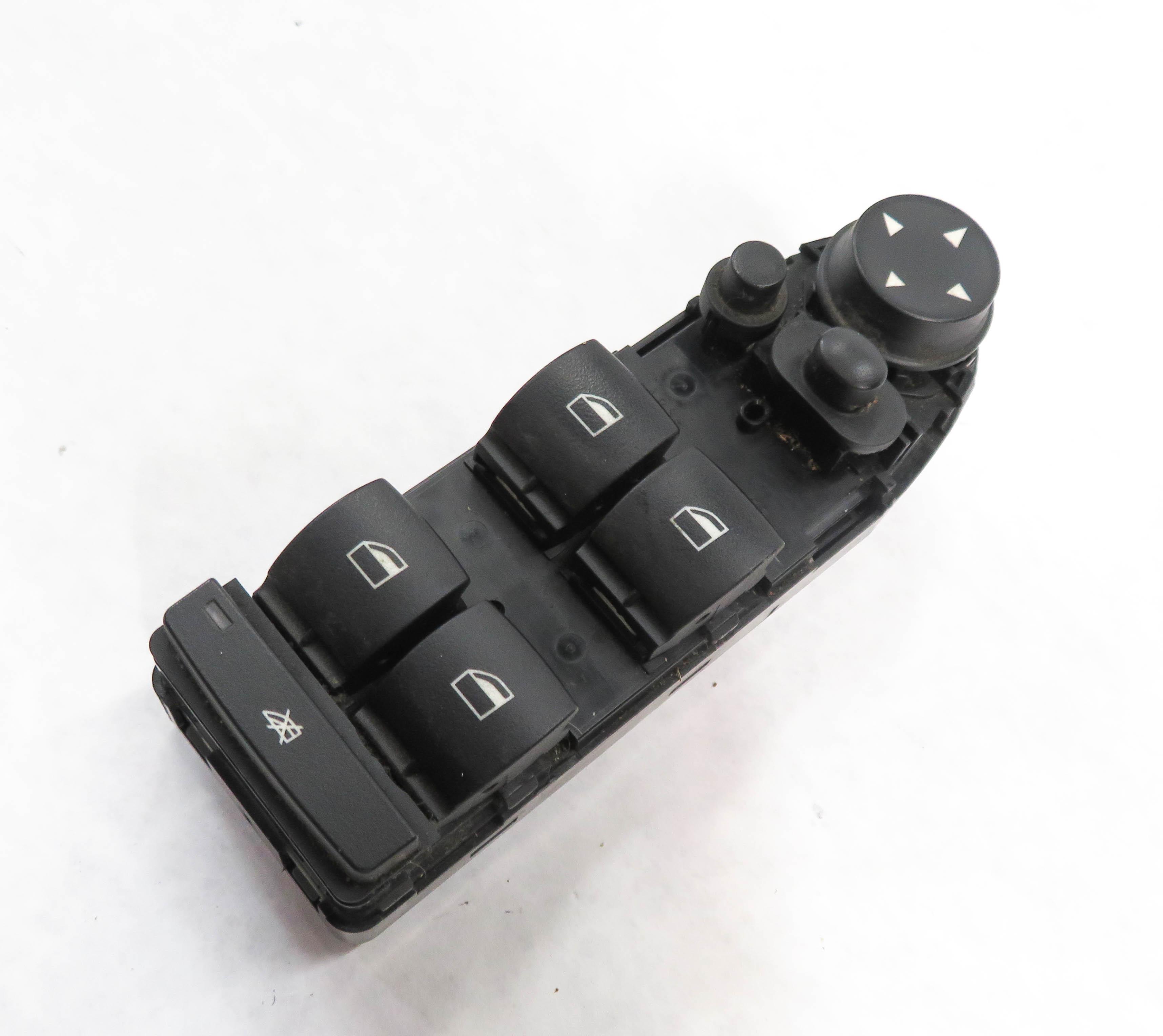 2007-2014 BMW X5 X5M X6 X6M (E70 / E71) DRIVER DOOR POWER WINDOW SWITCH (P-FOLD) — exact item pictured