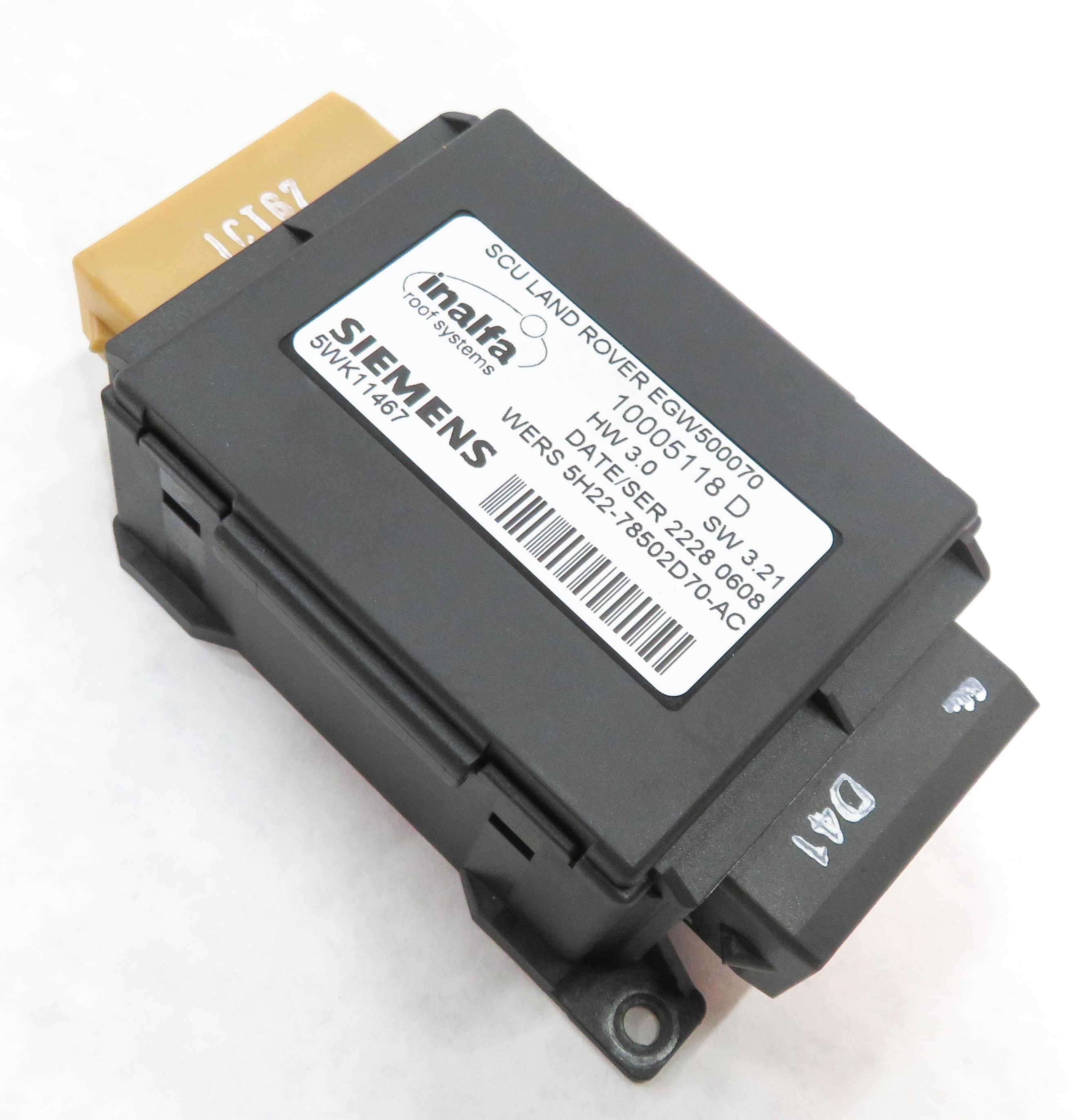 2012 LAND ROVER LR4 POWER SUNROOF SUN ROOF CONTROL MODULE COMPUTER — exact item pictured