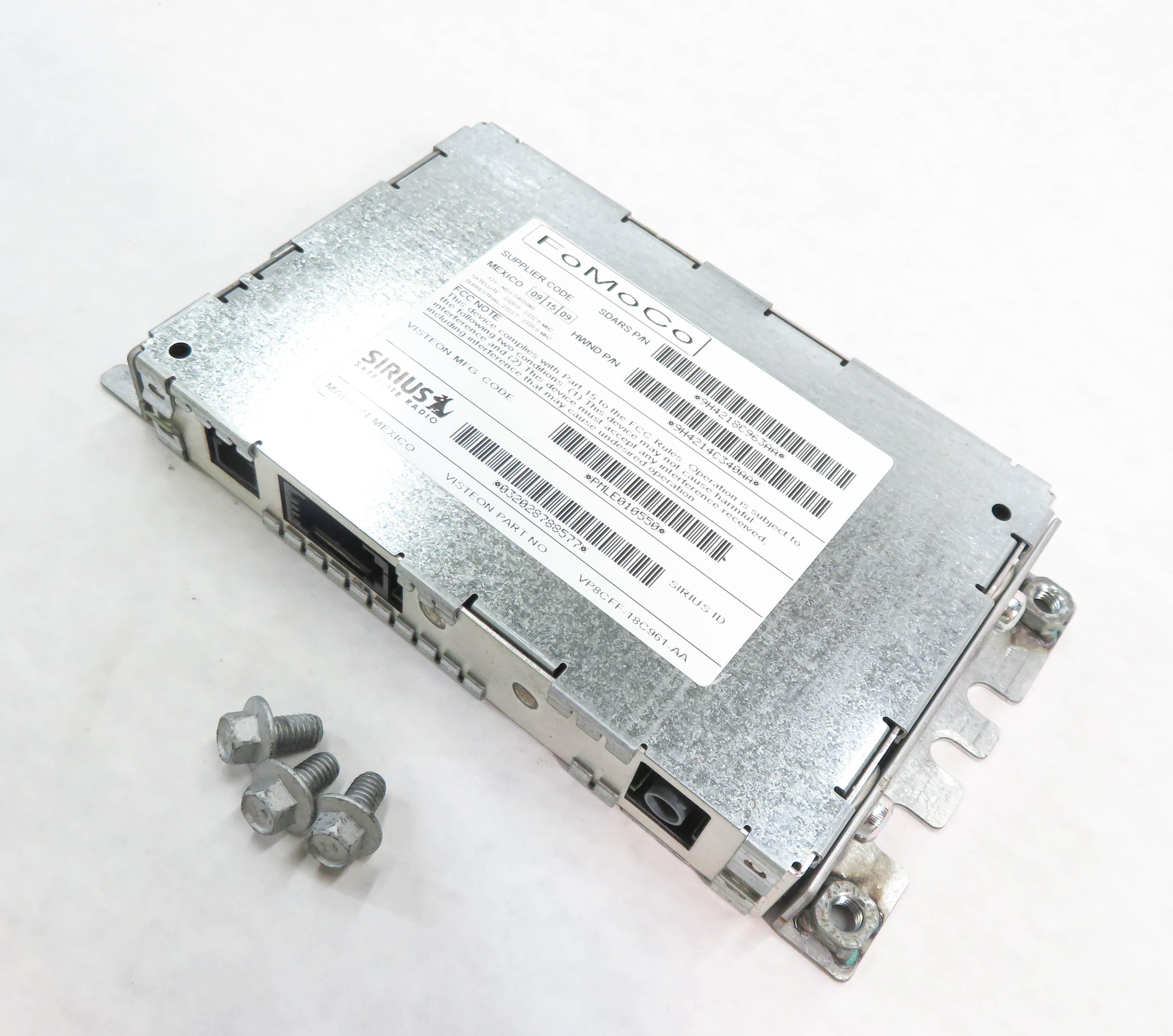 2010 RANGE ROVER SPORT (L320) SIRIUS SATELLITE RADIO RECEIVER CONTROL MODULE — exact item pictured