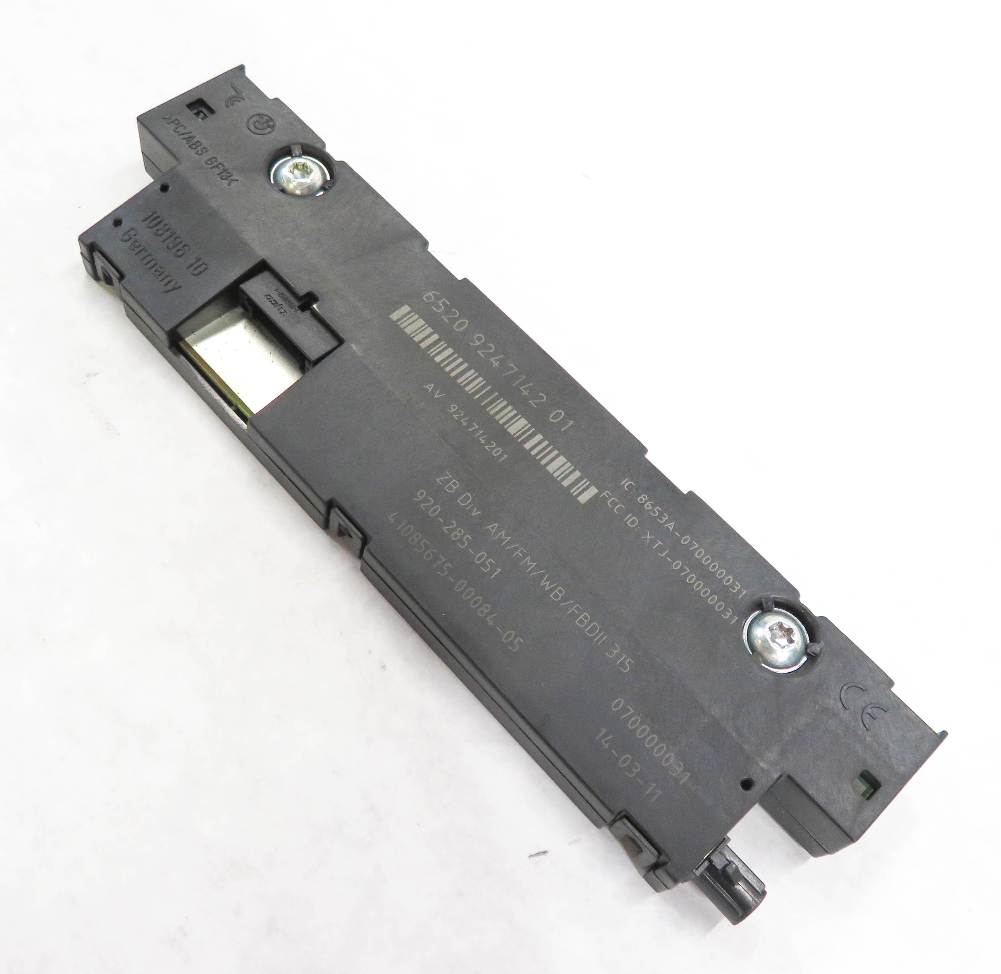 2011 BMW 535iGT (F07) RADIO STEREO ANTENNA AMP AMPLIFIER SIGNAL BOOSTER MODULE — exact item pictured