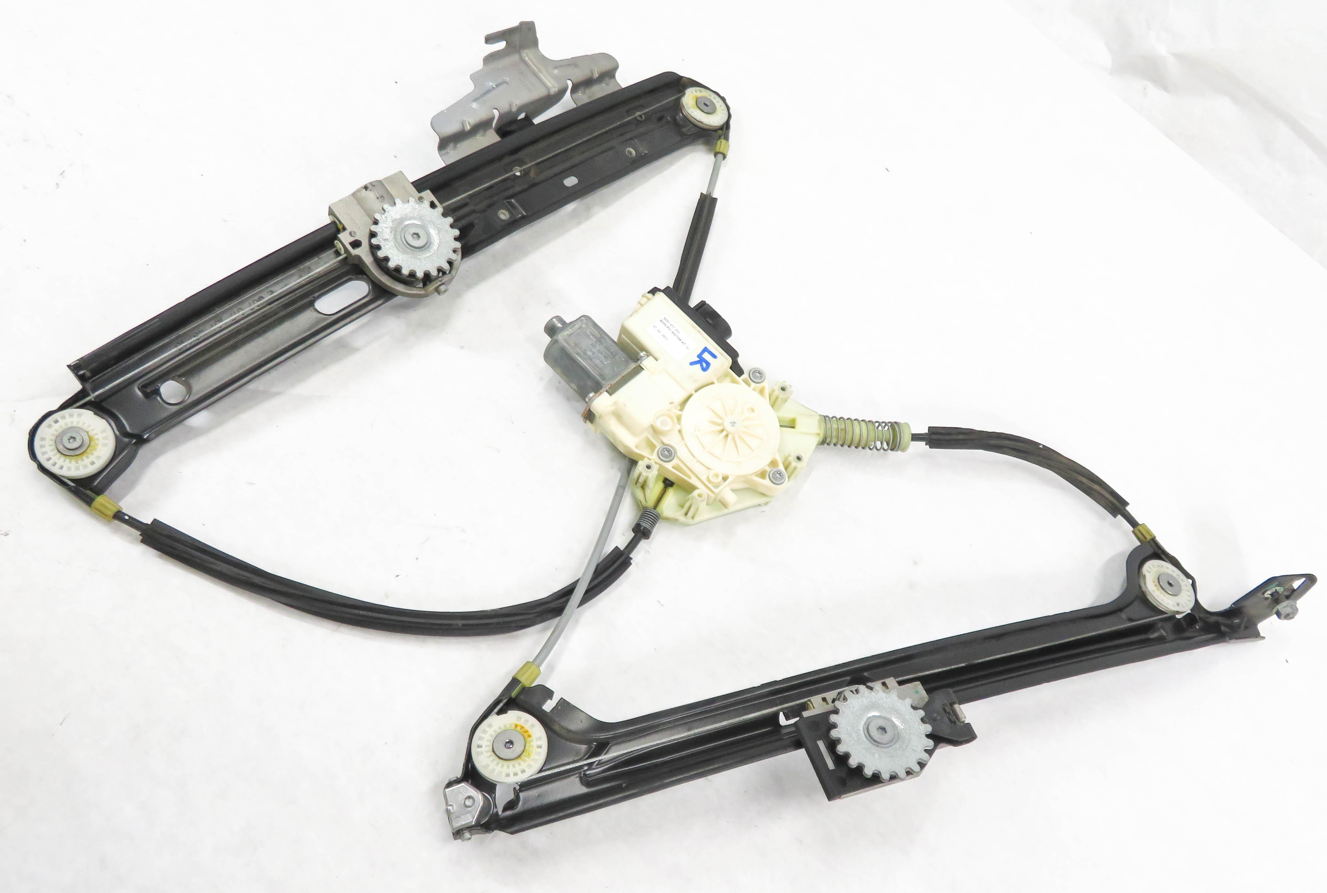 2010-2017 BMW 535iGT 550iGT (F07) LEFT SIDE REAR DOOR WINDOW REGULATOR w/ MOTOR — exact item pictured
