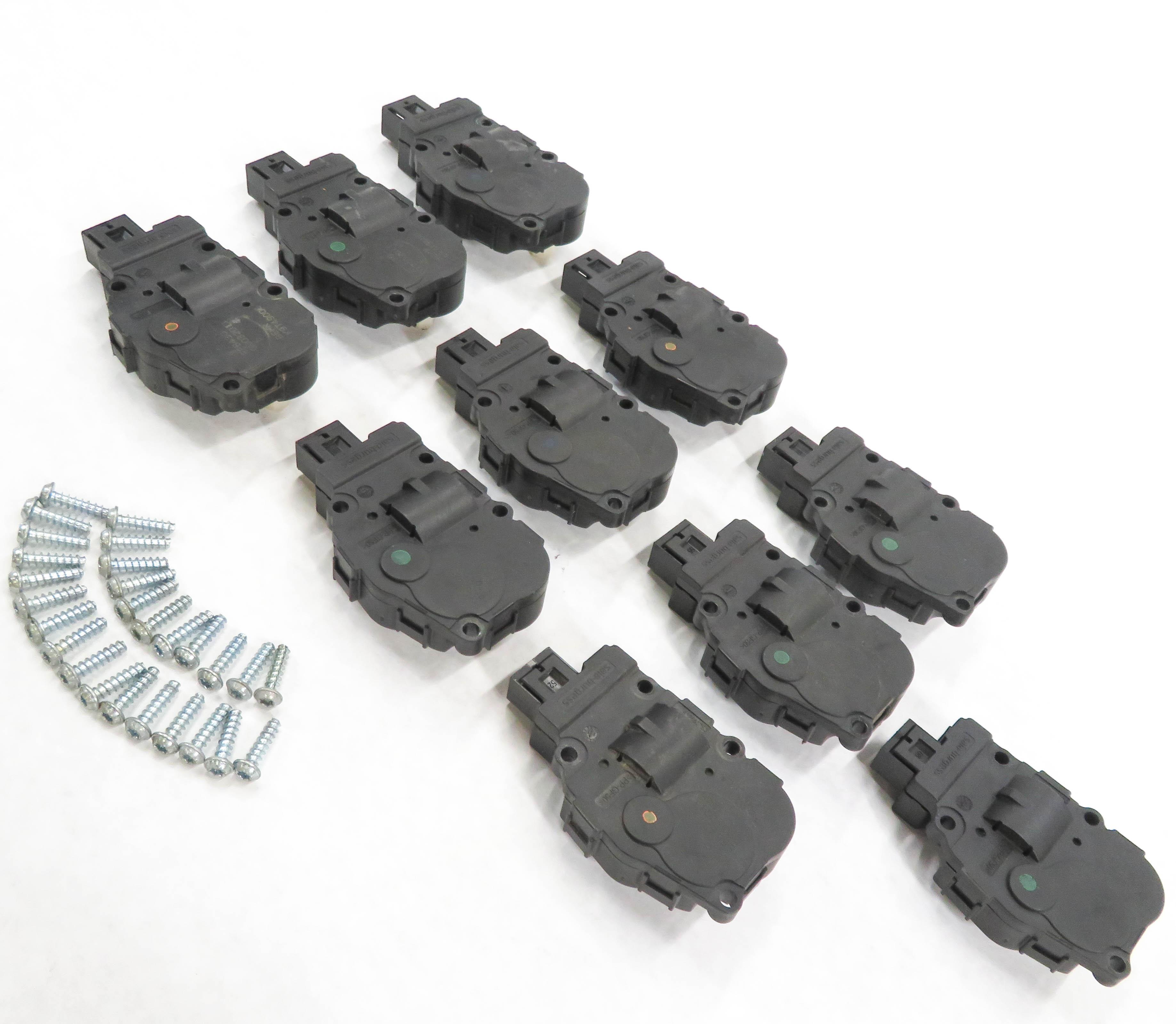 2011 BMW 535iGT (F07) FRONT HEATER A/C AIR BOX BLEND DOOR ACTUATOR MOTOR SET-10 — exact item pictured