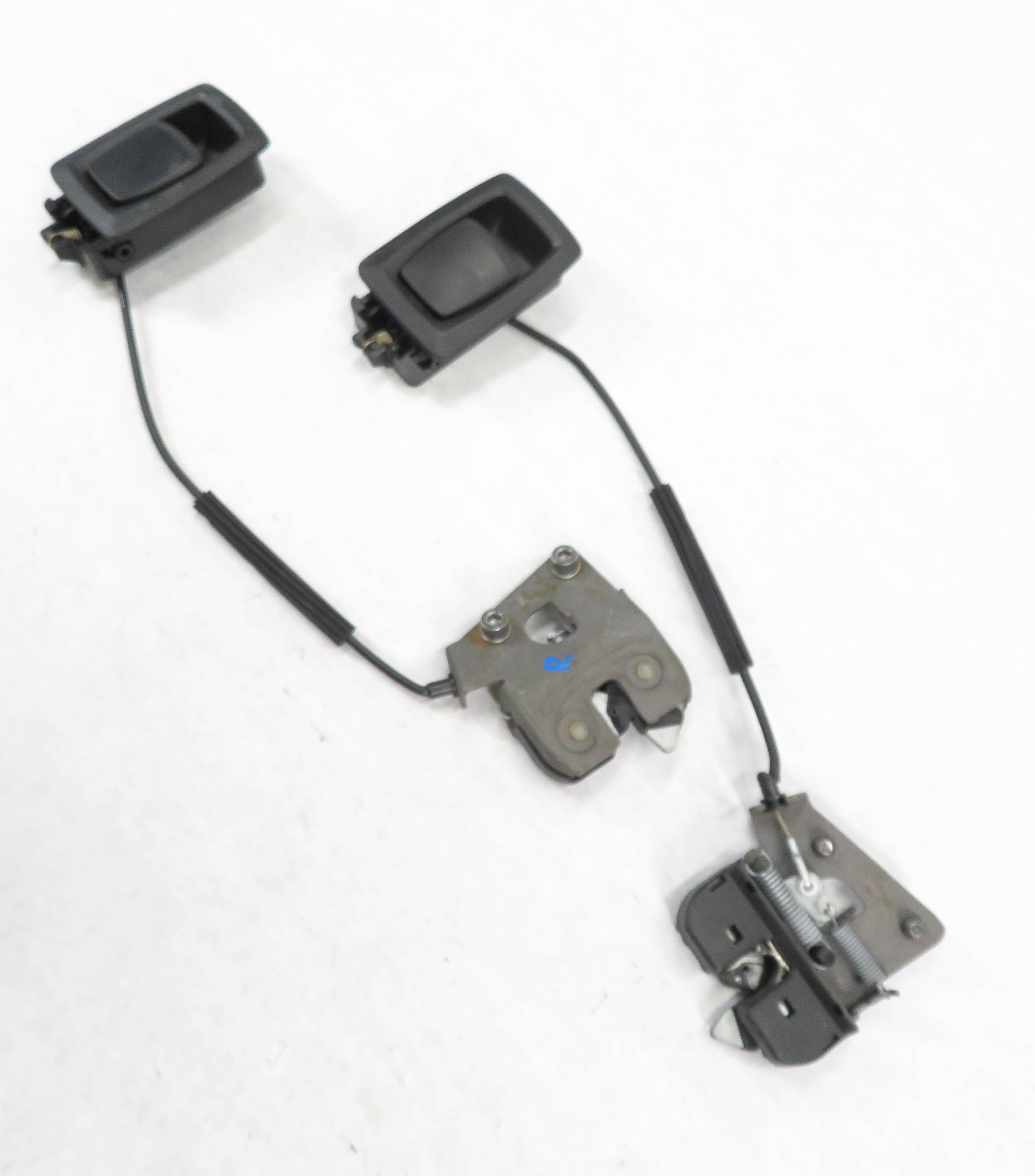 2011 BMW 535iGT (F07) LEFT & RIGHT REAR FOLDING SEAT LOCK LATCH SET w/ HANDLES — exact item pictured