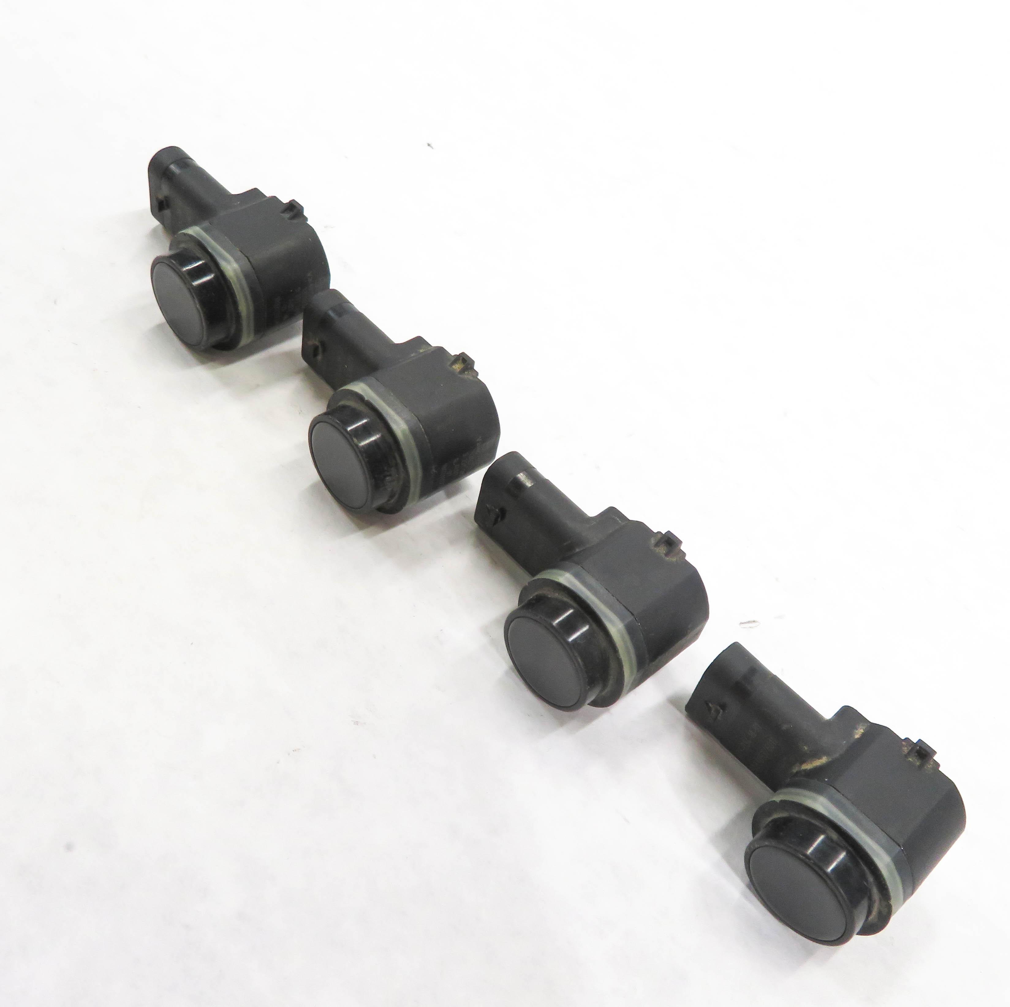 2011 BMW 535iGT (F07) REAR PDC PARK DISTANCE SENSOR SET-4 w/ HARNESS (GRAY A90) — exact item pictured