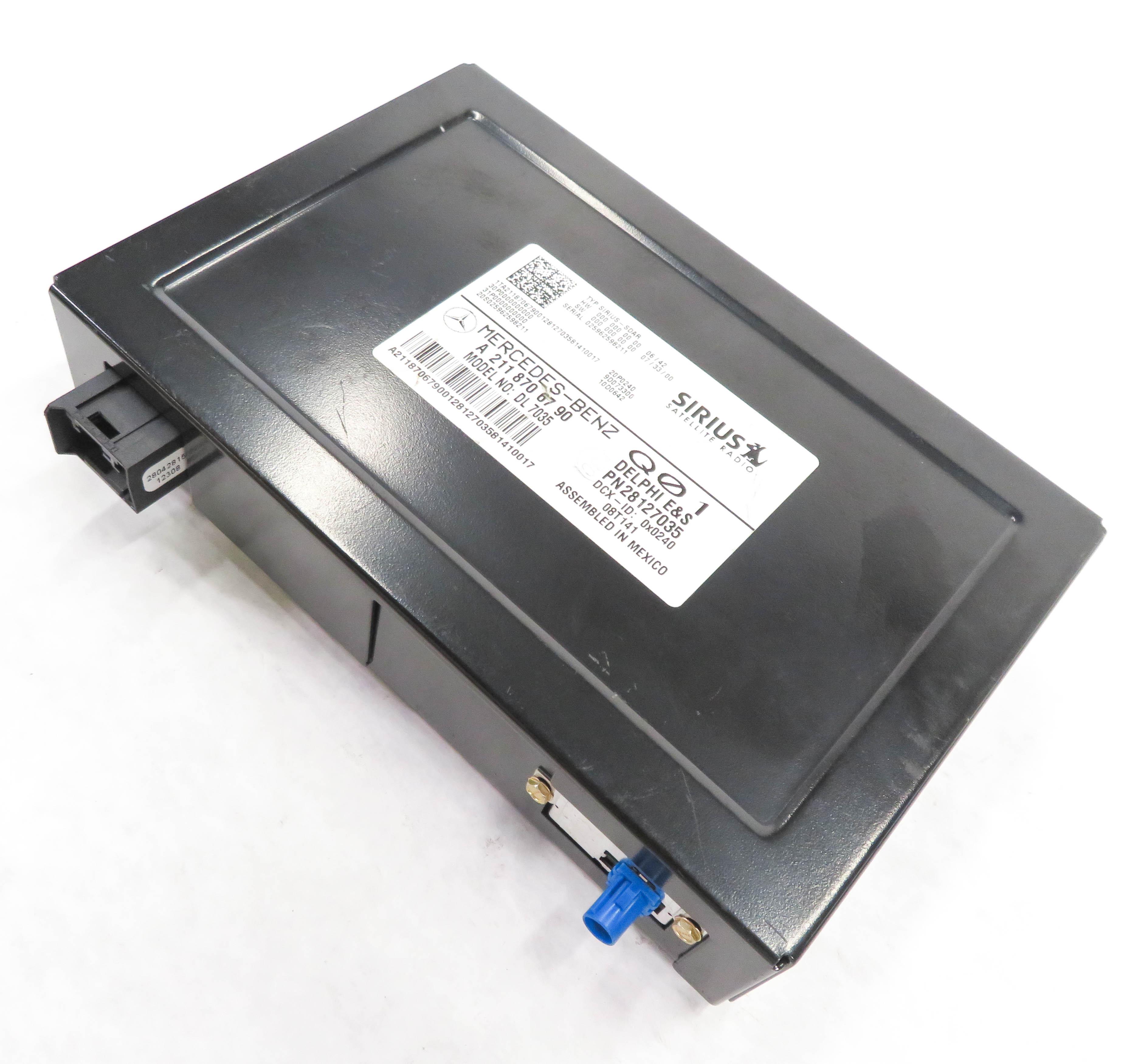 07-12 E320 E550 GL320 GL350 ML320 ML350 (X164 W164) SIRIUS SATELLITE RECEIVER — exact item pictured