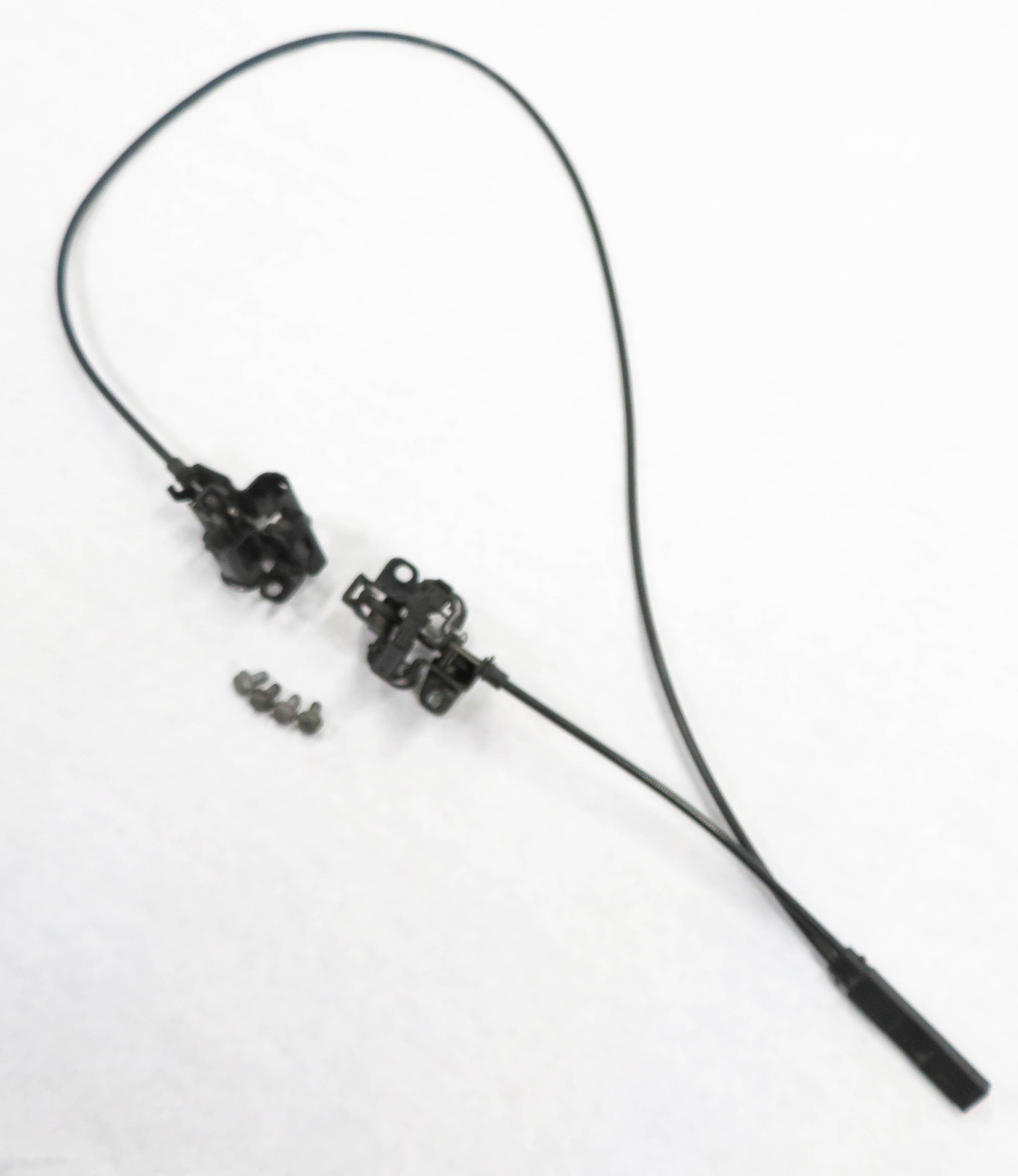 2008 MERCEDES BENZ GL320 (X164) FRONT HOOD LID LOWER LOCK LATCH SET-2 w/ CABLE — exact item pictured
