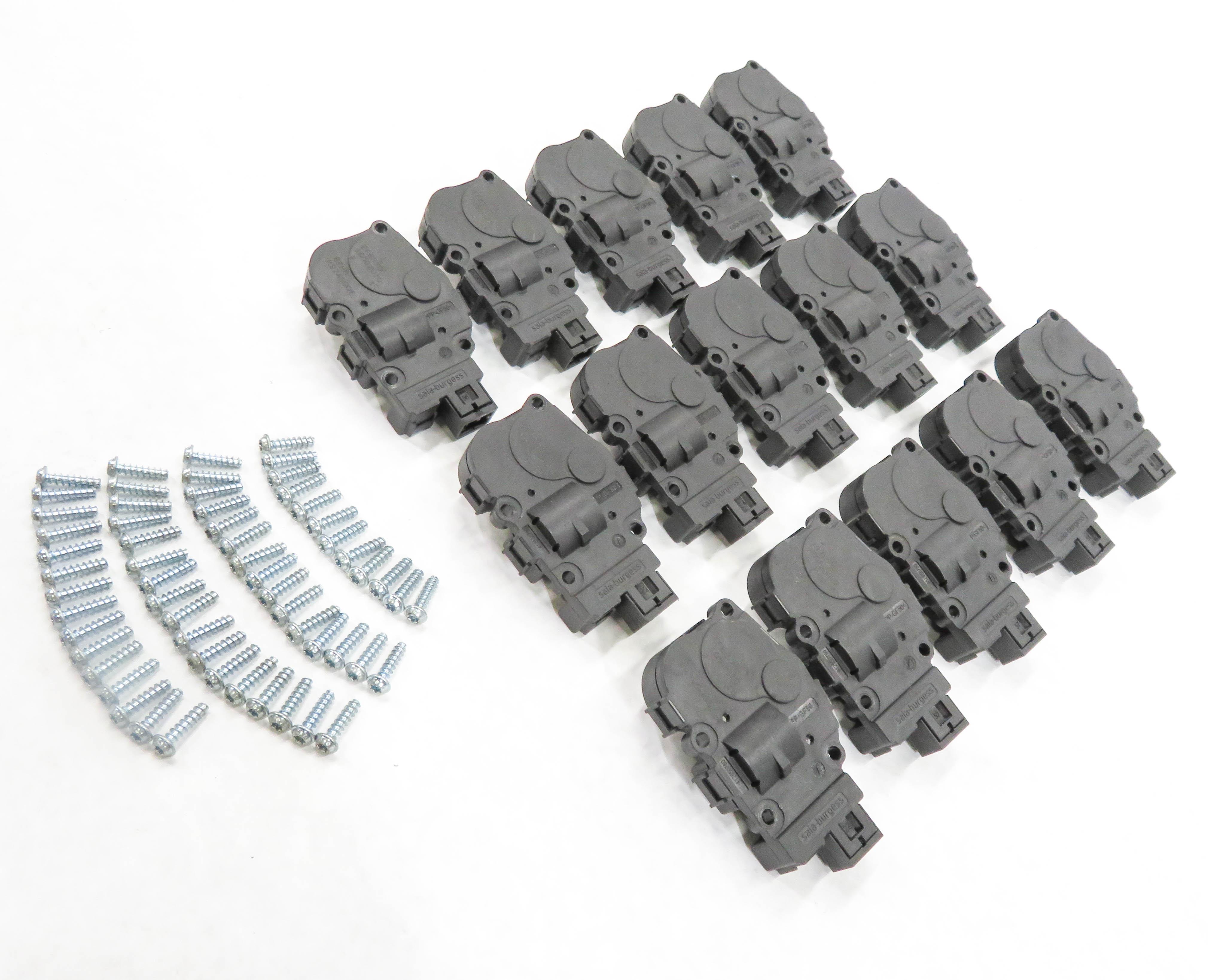 2011 BMW 740i (F01) FRONT HEATER A/C BLEND DOOR FLAP ACTUATOR SERVO MOTOR SET-15 — exact item pictured