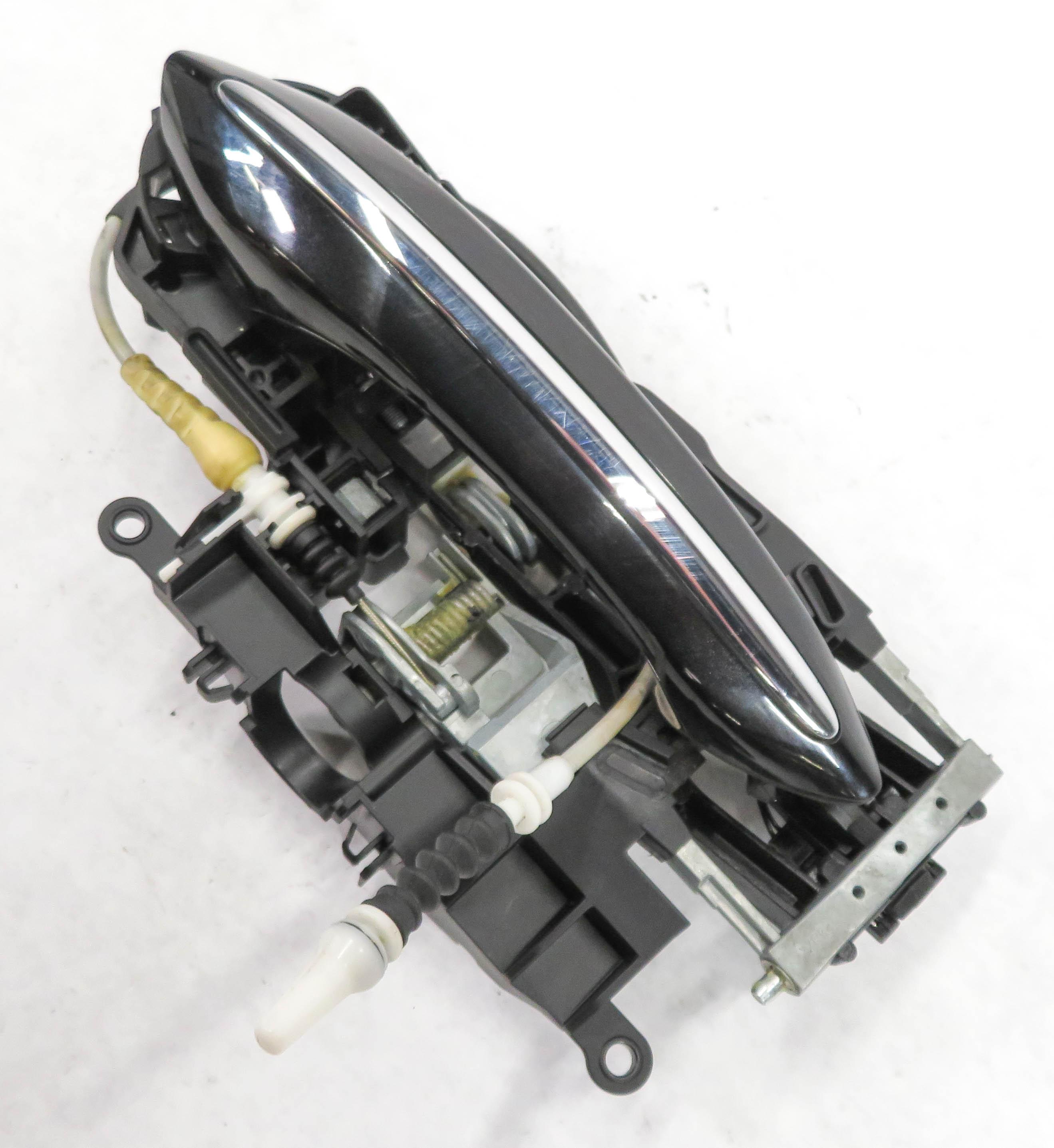 09-18 BMW 528i 535i 550i 740i 750i 760i RIGHT FRONT COMFORT DOOR HANDLE (BLACK) — exact item pictured