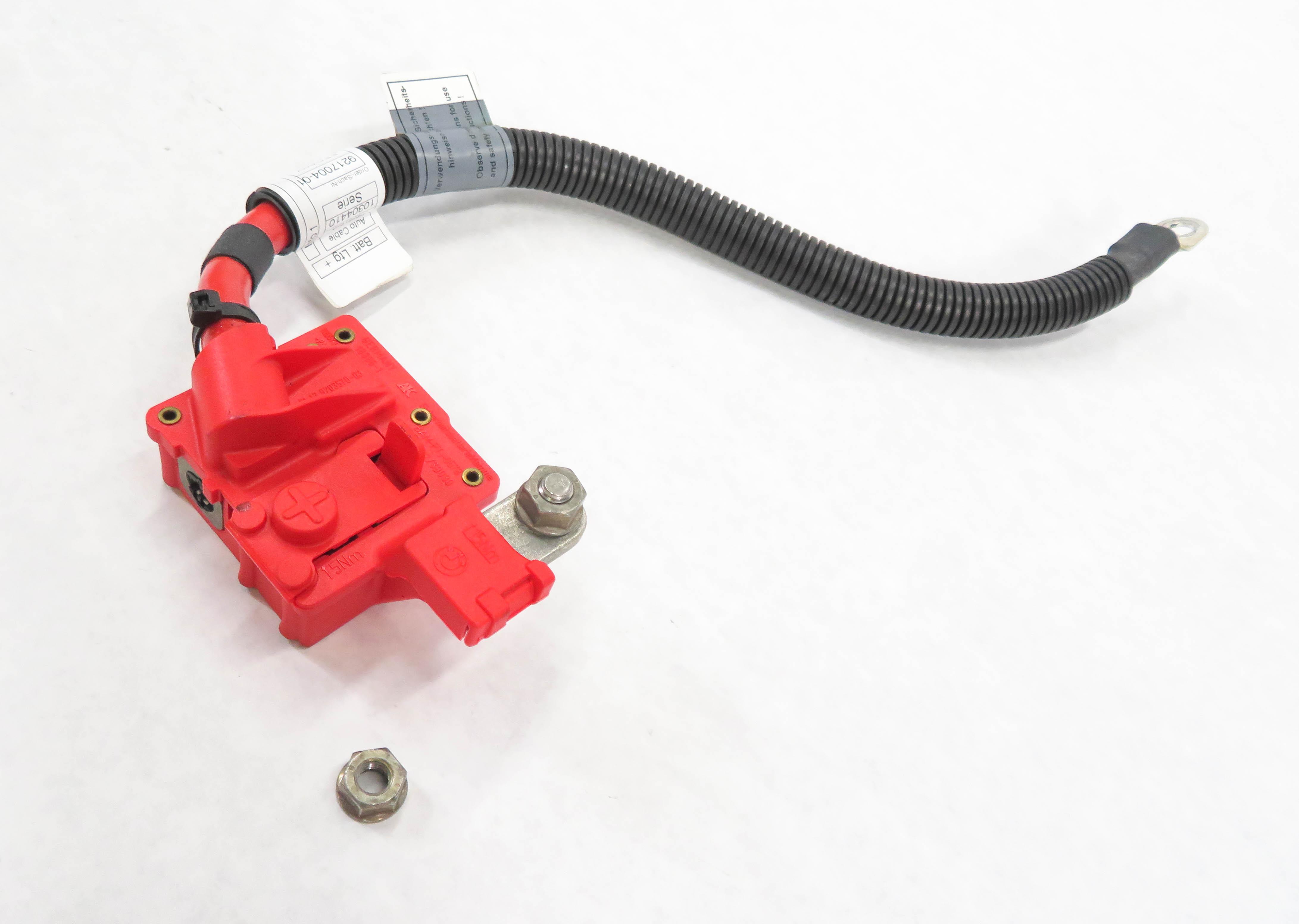 2011 BMW X5 (E70) POST TERMINAL POSITIVE BATTERY CABLE (SRS) BLOWOUT — exact item pictured