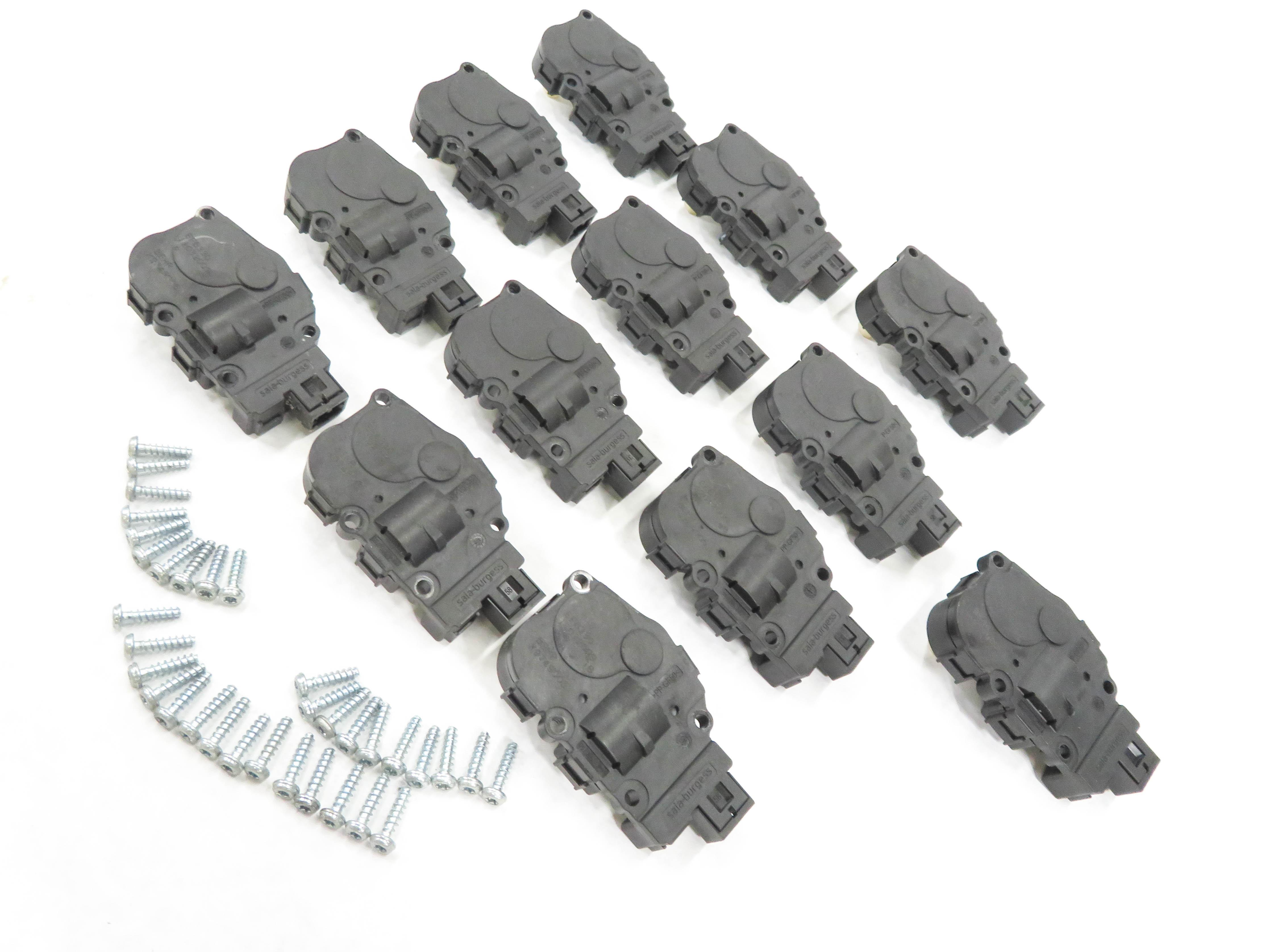 2009 BMW 750i (F01) HEATER A/C BLEND DOOR SERVO ACTUATOR MOTOR SET-13 — exact item pictured