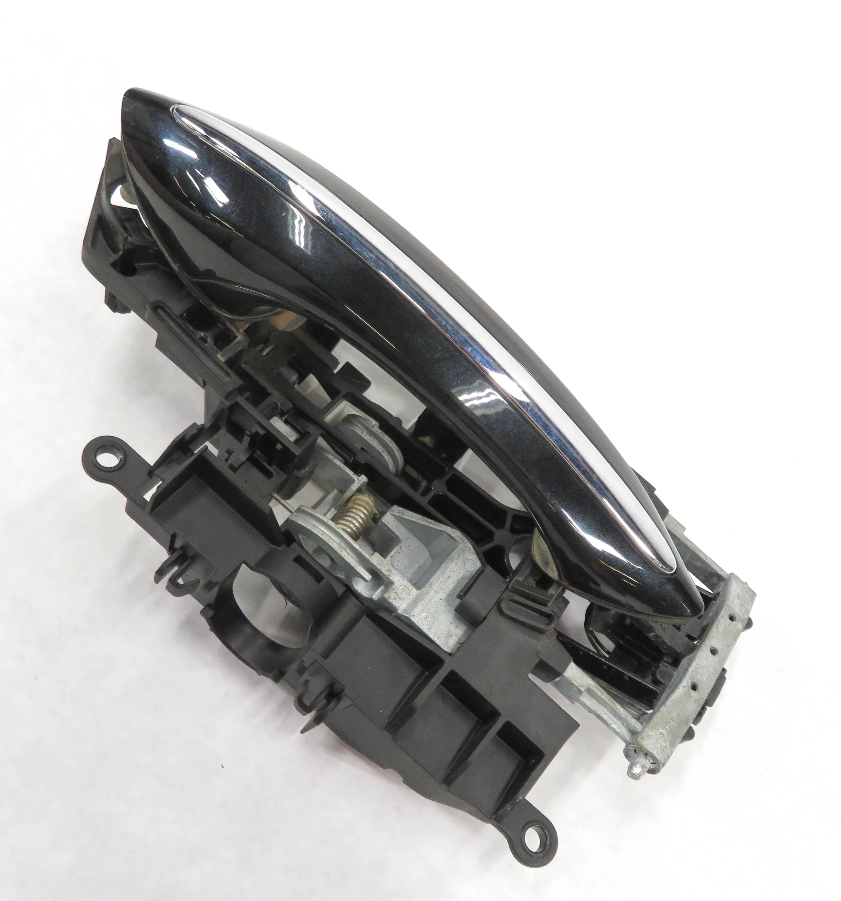 09-18 BMW 528i 535i 550i 740i 750i 760i RIGHT REAR COMFORT DOOR HANDLE (BLACK) — exact item pictured