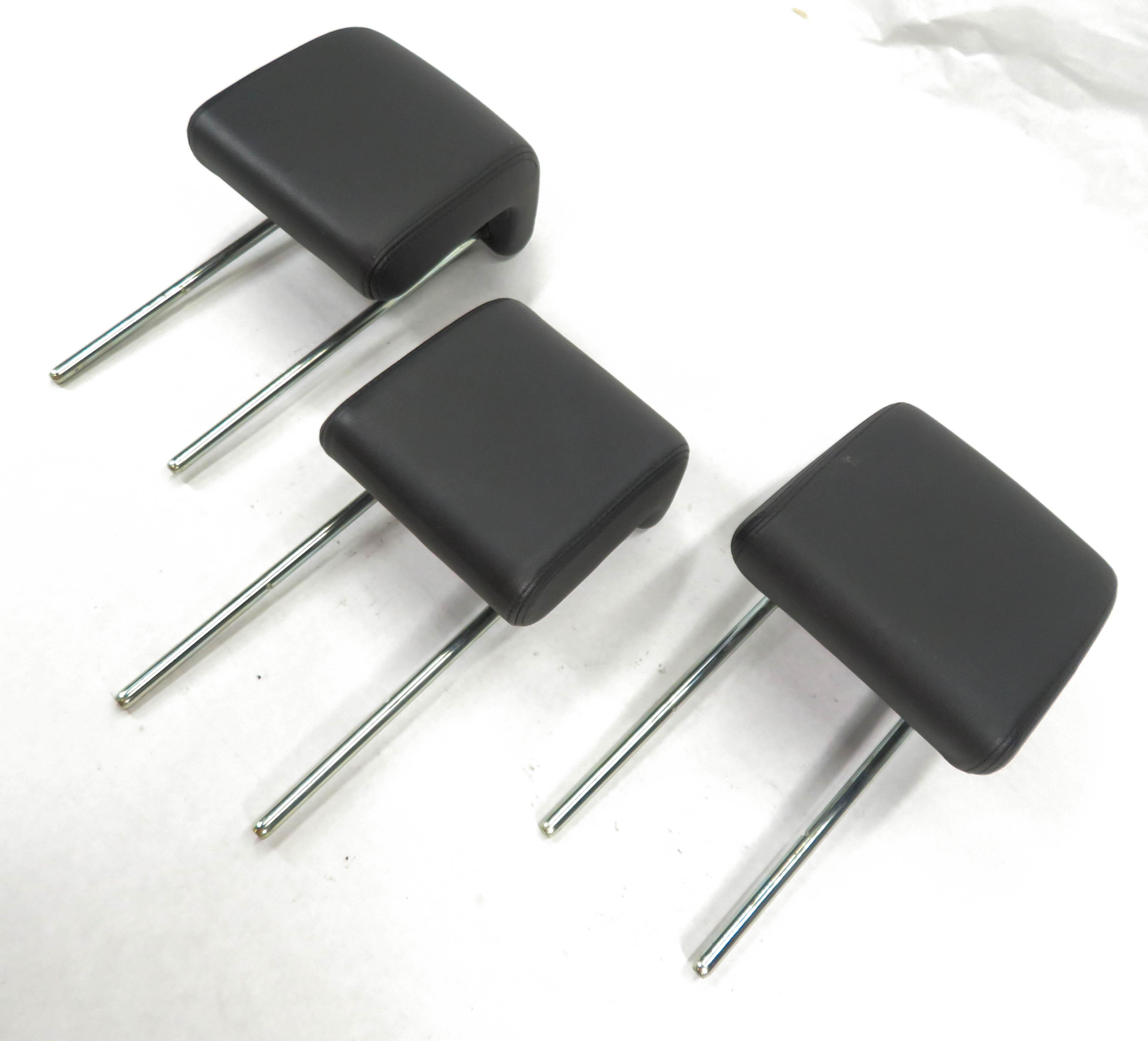 2006 RANGE ROVER SPORT (L320) REAR LEFT / CENTER / RIGHT HEADREST SET-3 (BLACK) — exact item pictured