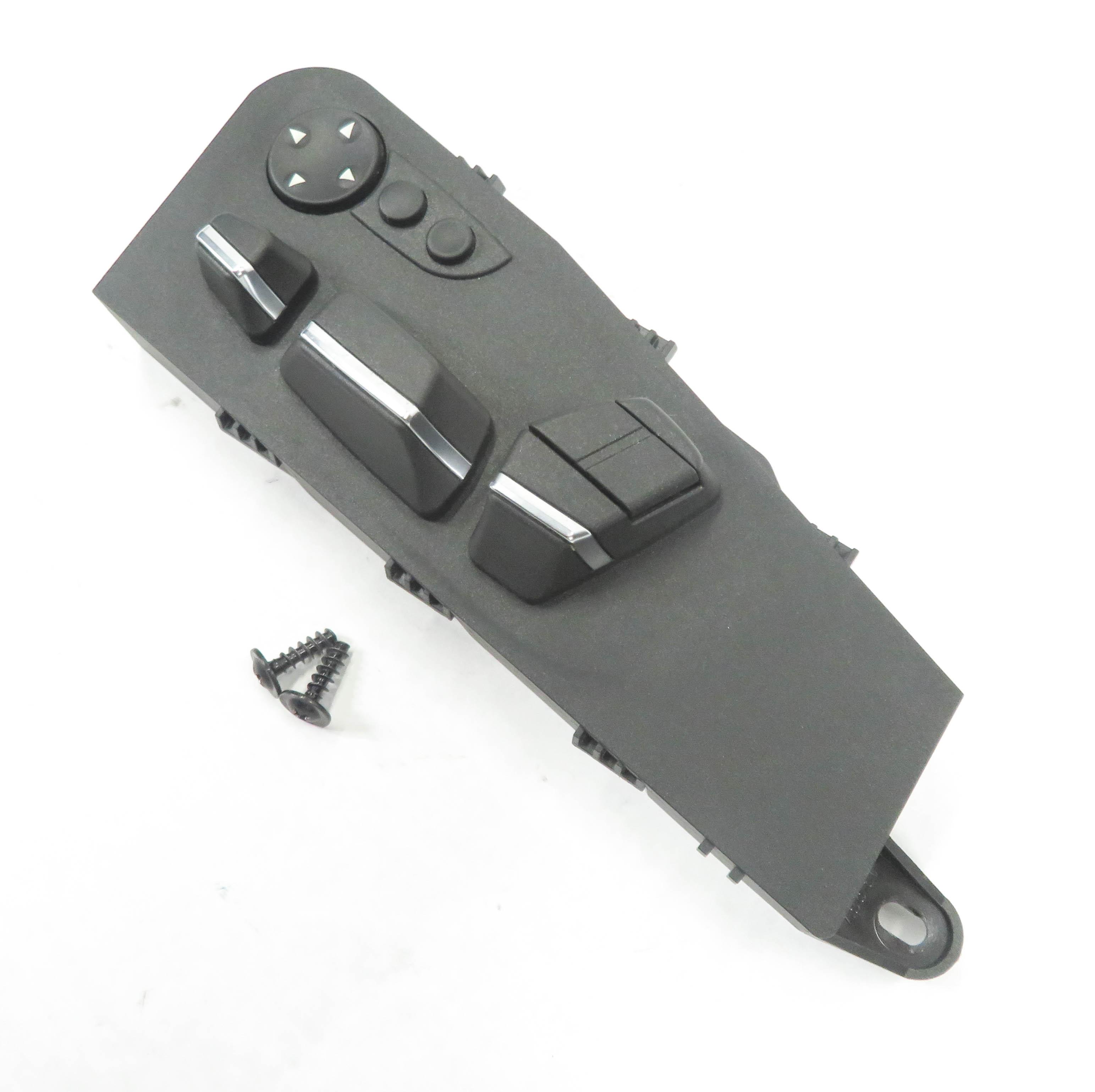 2009 BMW 750i (F01) LEFT FRONT DRIVER SEAT POWER ADJUST CONTROL SWITCH PANEL — exact item pictured