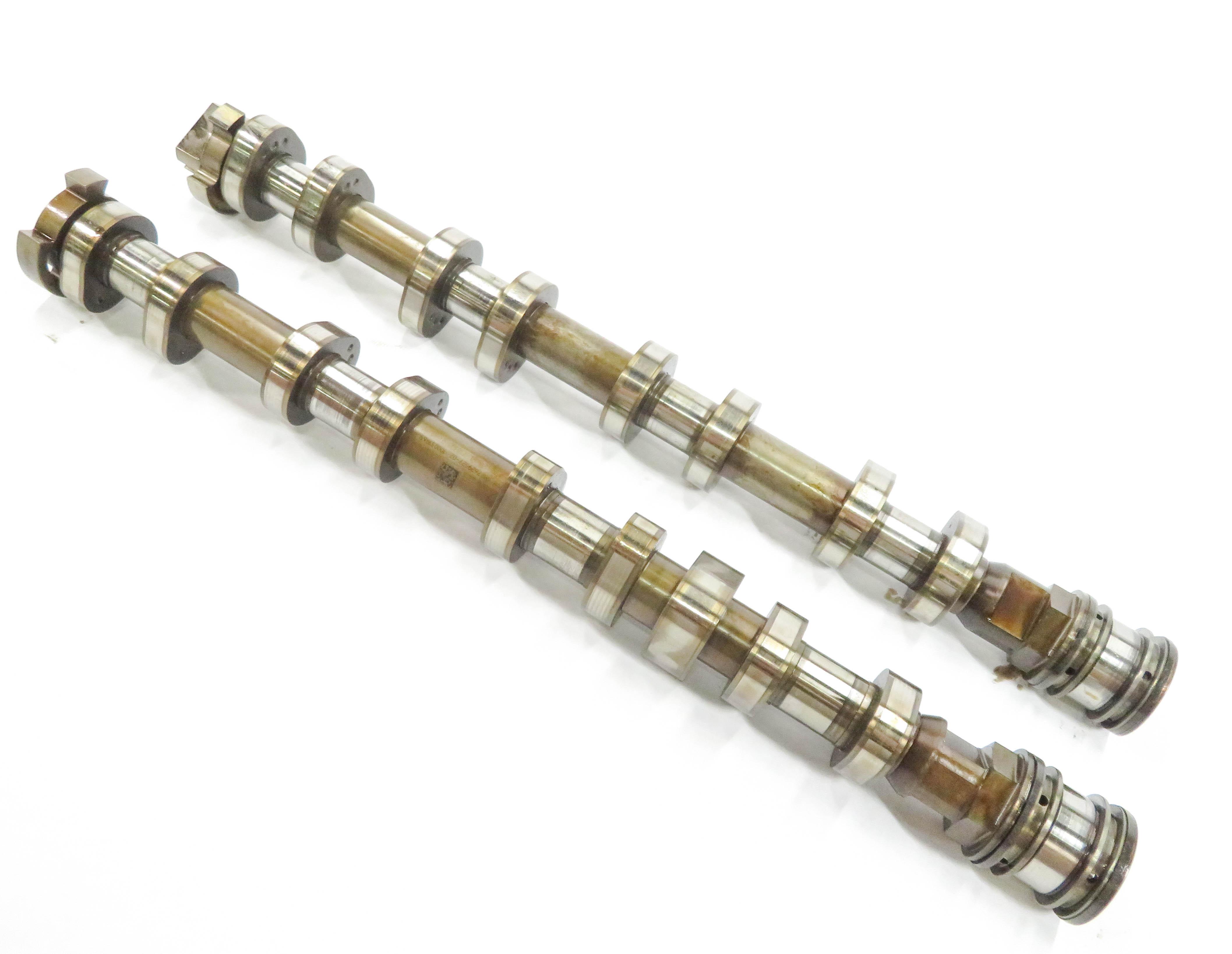 08-14 BMW 550i 750i X5 X6 (F01 E70 F10 E71) 4.4L TWIN TURBO RIGHT CAMSHAFT SET-2 — exact item pictured