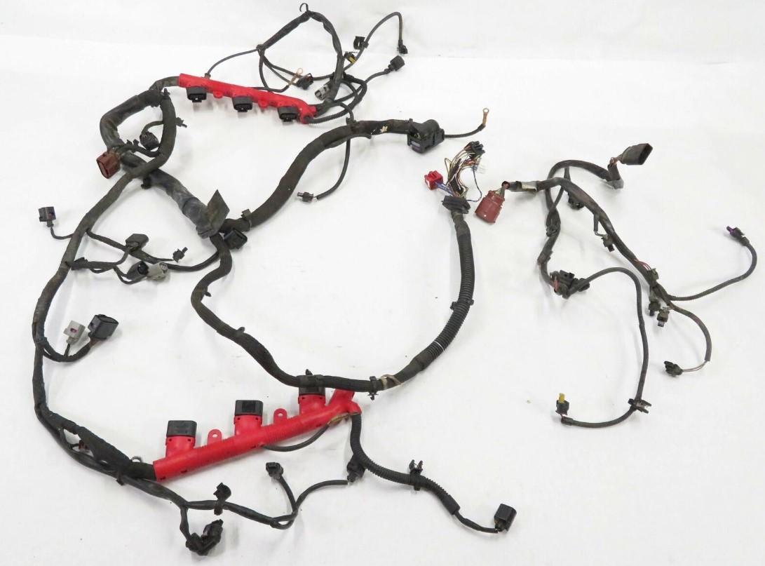 2014 AUDI Q7 (4L) 3.0L CTW MOTOR SUPERCHARGED ENGINE WIRE WIRING HARNESS LOOM — exact item pictured