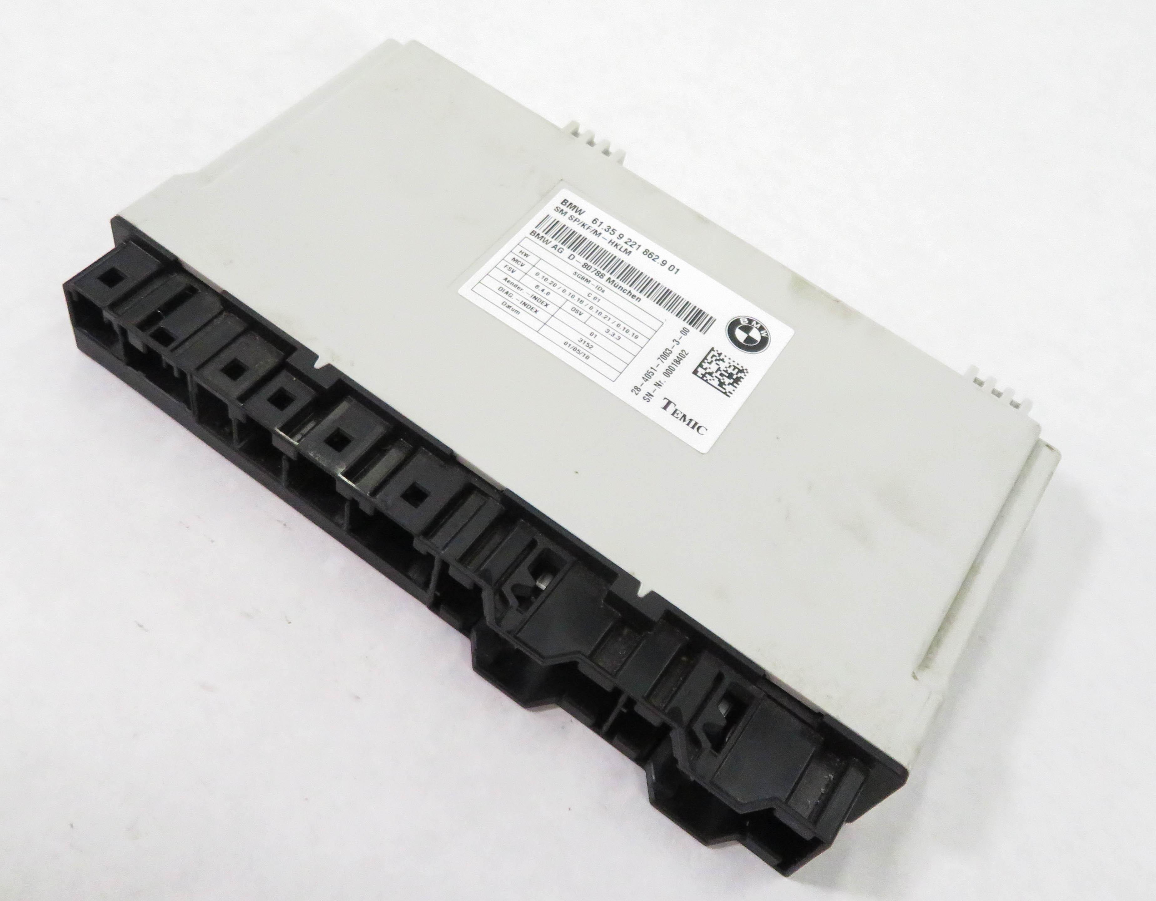 2010-2016 BMW 128i 328i 335i M3 X1 X5 X6 Z4 - FRONT MEMORY SEAT CONTROL MODULE — exact item pictured