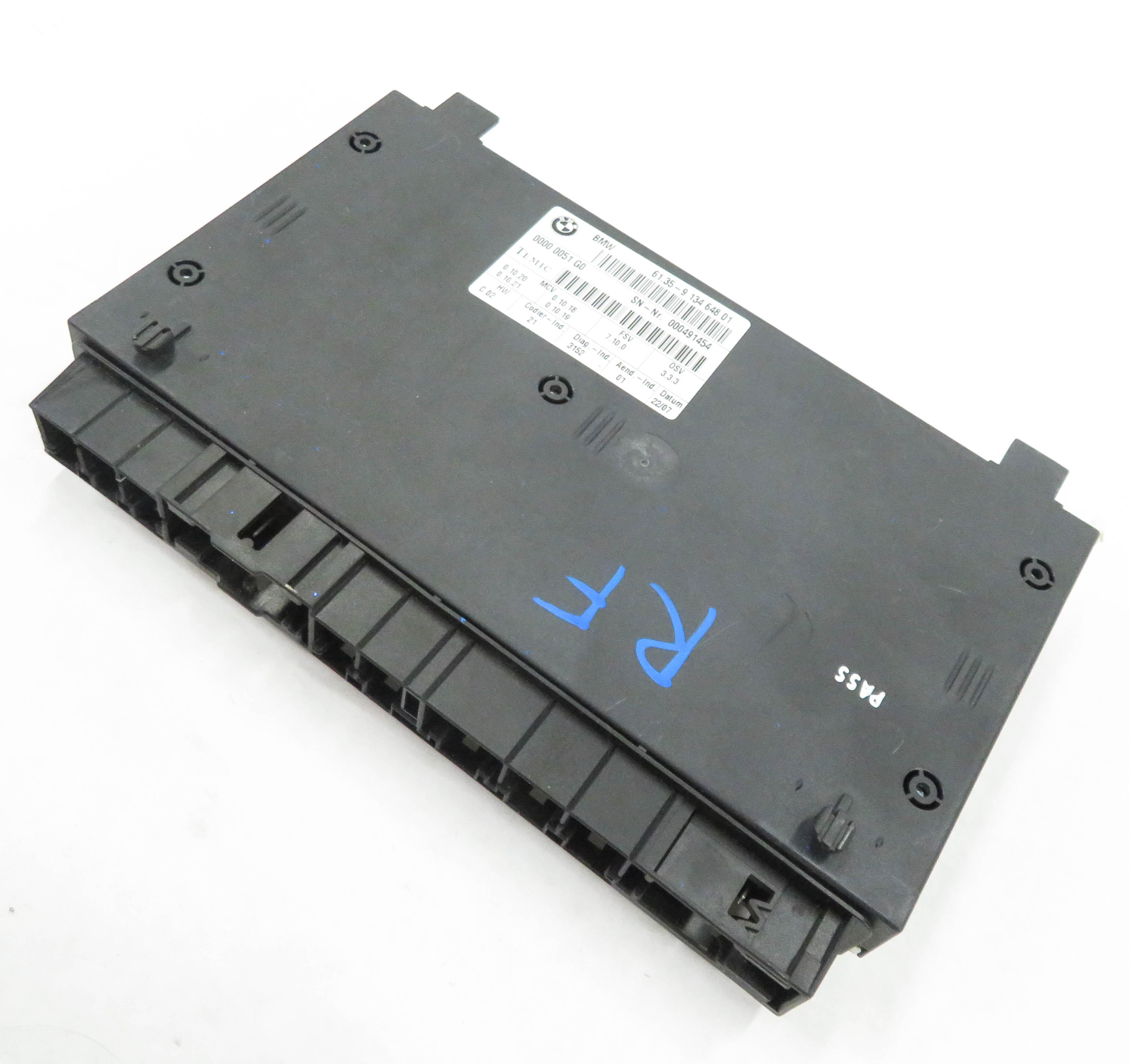 2008 BMW 535i (E60) RIGHT FRONT PASSENGER POWER COMFORT SEAT CONTROL MODULE — exact item pictured
