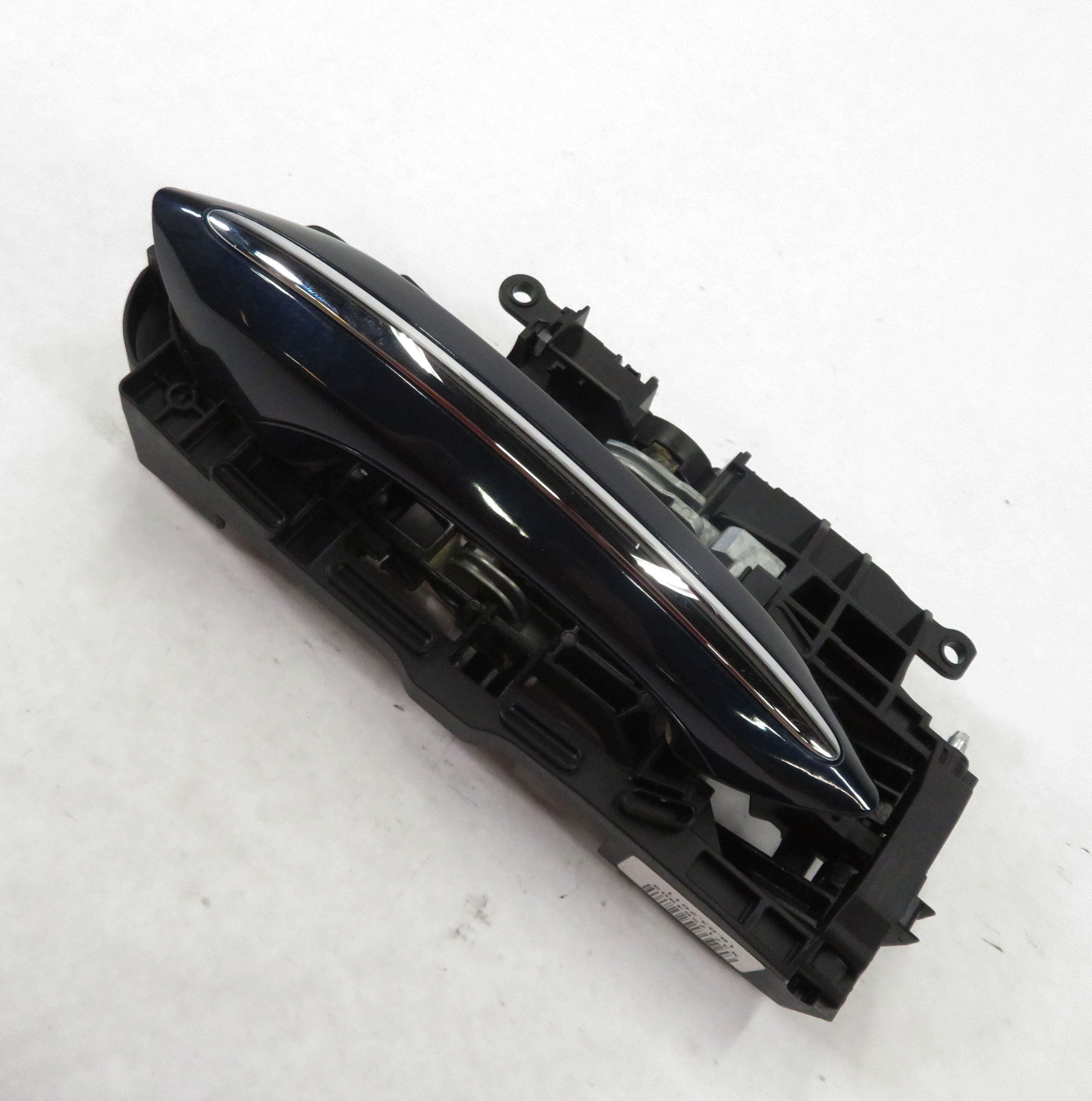 2011-2016 BMW 528i 535i 550i M5 (F10) LEFT REAR EXTERIOR DOOR HANDLE (BLUE) — exact item pictured