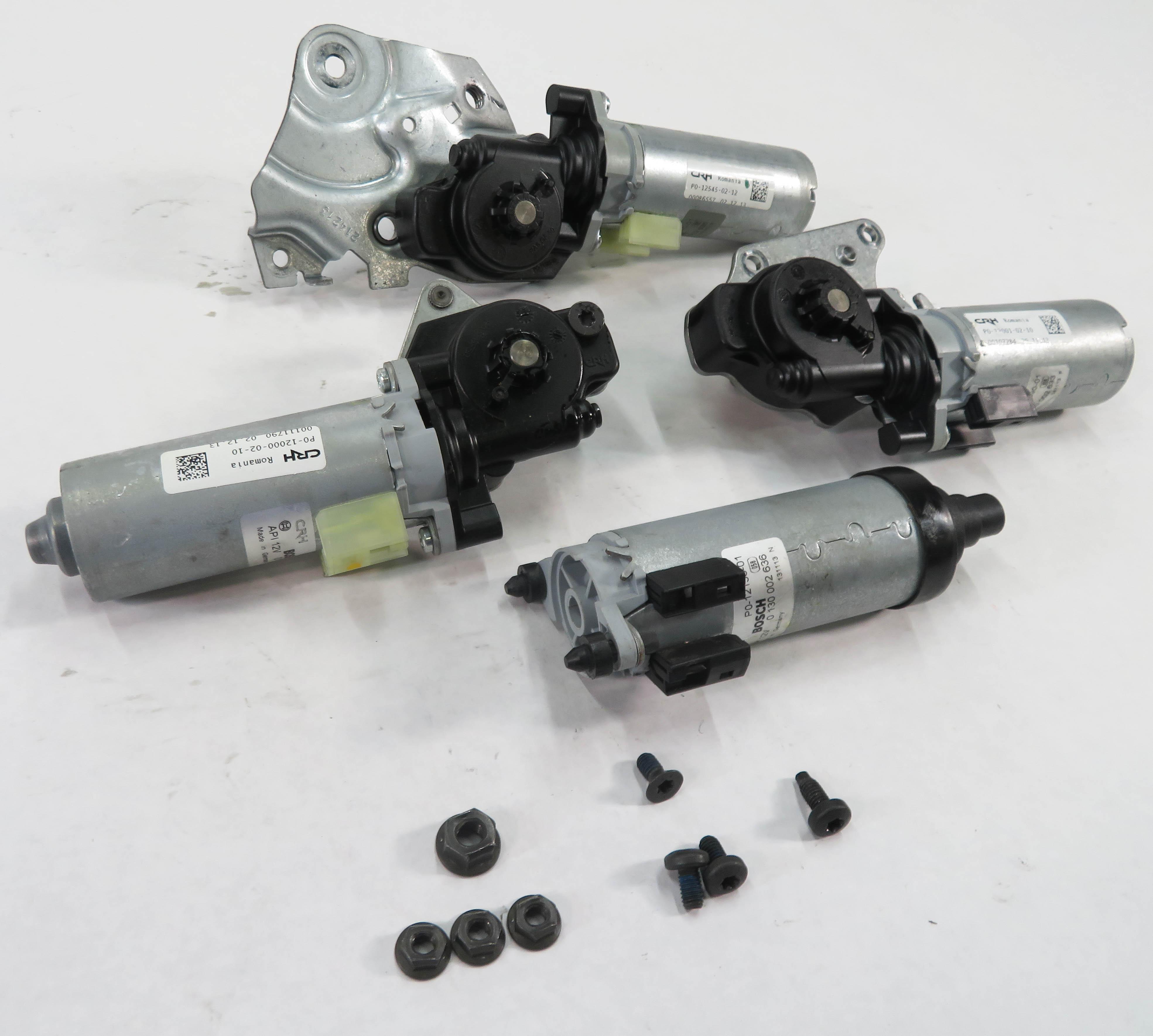 14 BMW X1 (E84) RIGHT FRONT PASSENGER ADJUSTMENT POWER ADJUST SEAT MOTOR SET (4) — exact item pictured
