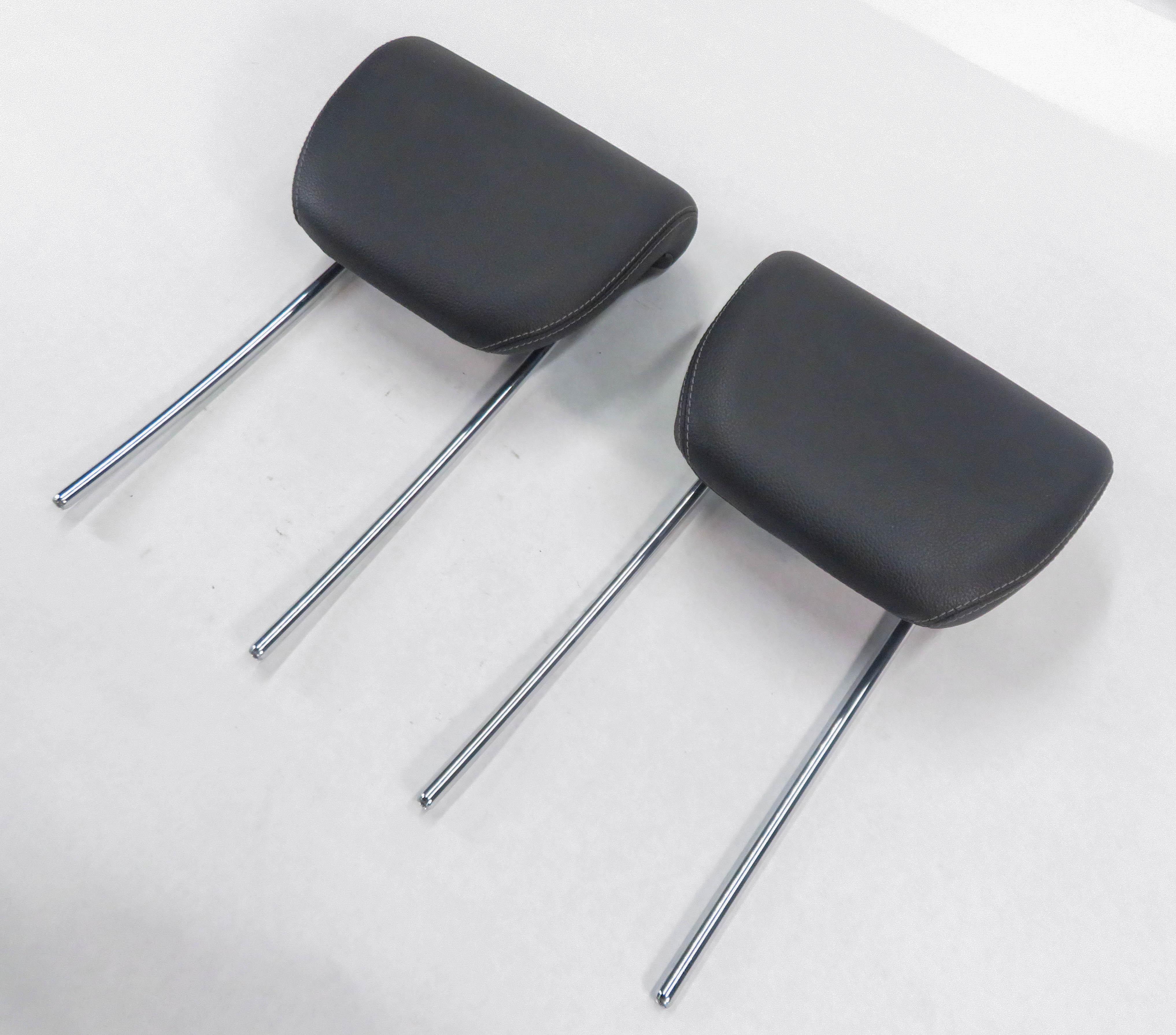 2007 MB GL450 (X164) REAR 3rd THIRD ROW HEADREST SET - 2 (BLACK LEATHER 101A) — exact item pictured