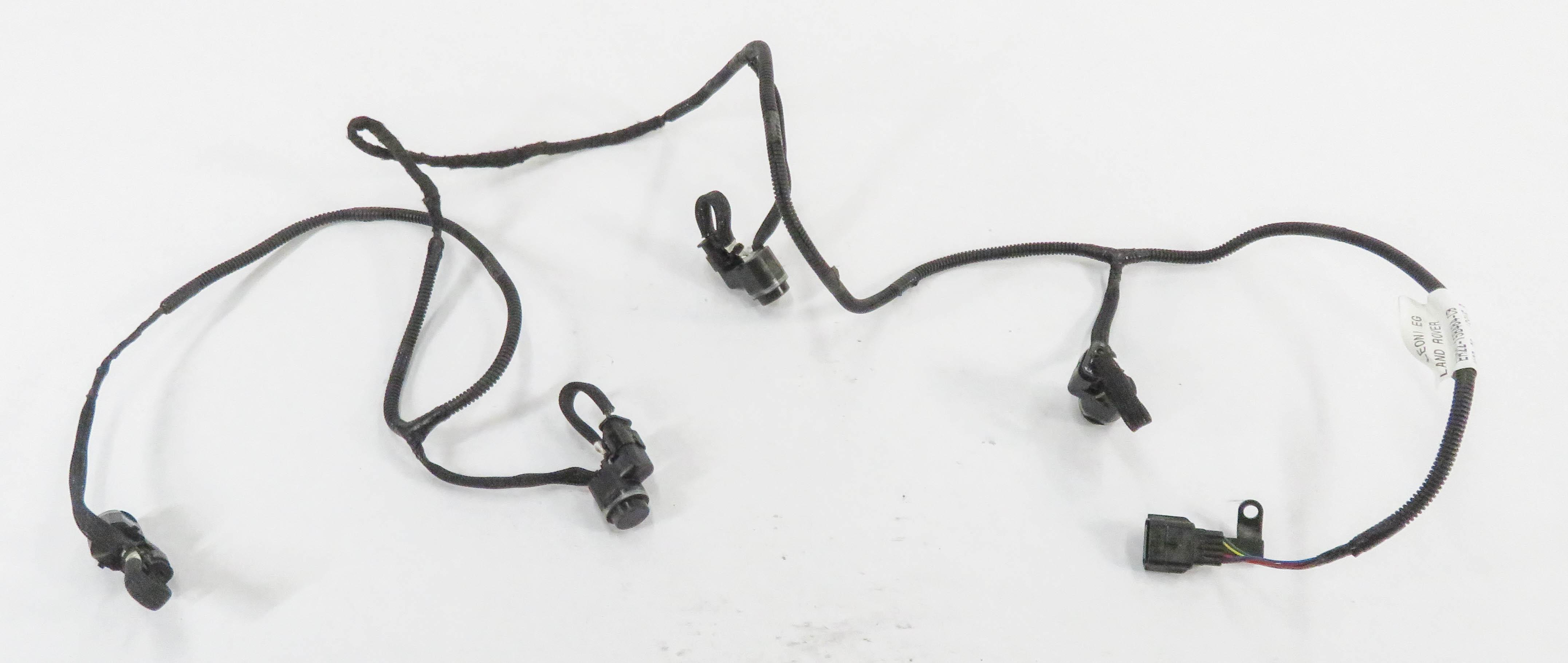 2015 LAND ROVER LR4 - REAR PDC PARK DISTANCE SENSOR SET-4 w/ HARNESS (BLACK) — exact item pictured