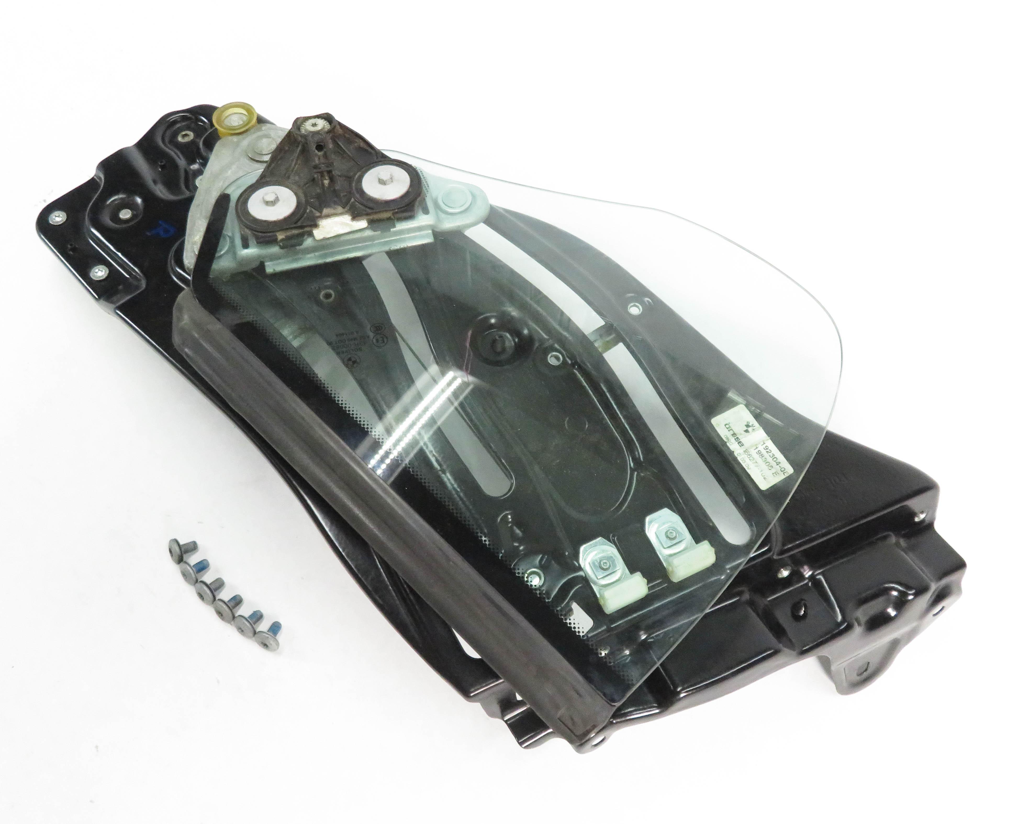 09-16 BMW Z4 (E89) ROADSTER RIGHT REAR QUARTER WINDOW REGULATOR w/ MOTOR & GLASS — exact item pictured