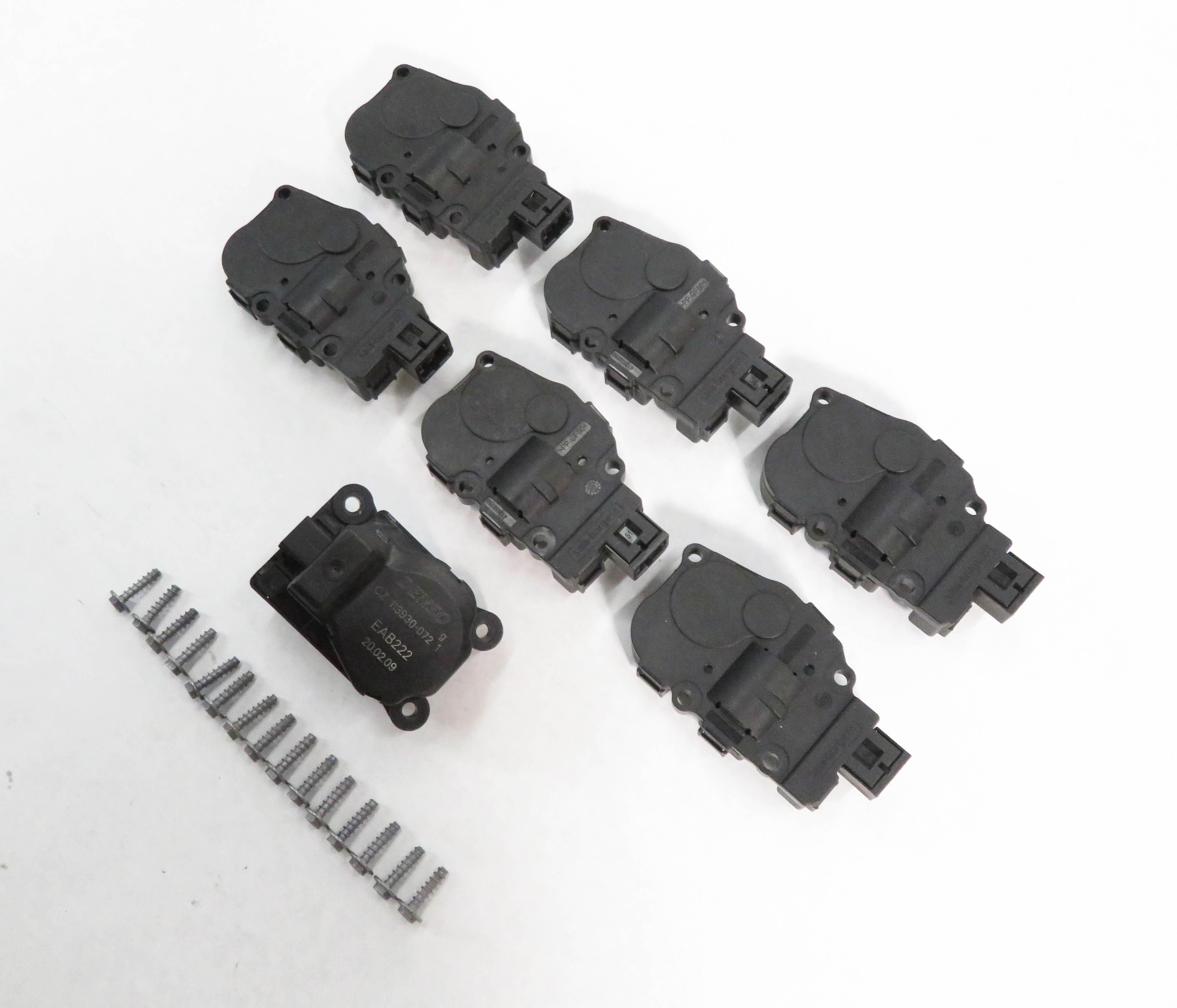 2009 BMW Z4 (E89) HVAC HEATER A/C AIR BOX BLEND DOOR ACTUATOR MOTOR SET-7 — exact item pictured