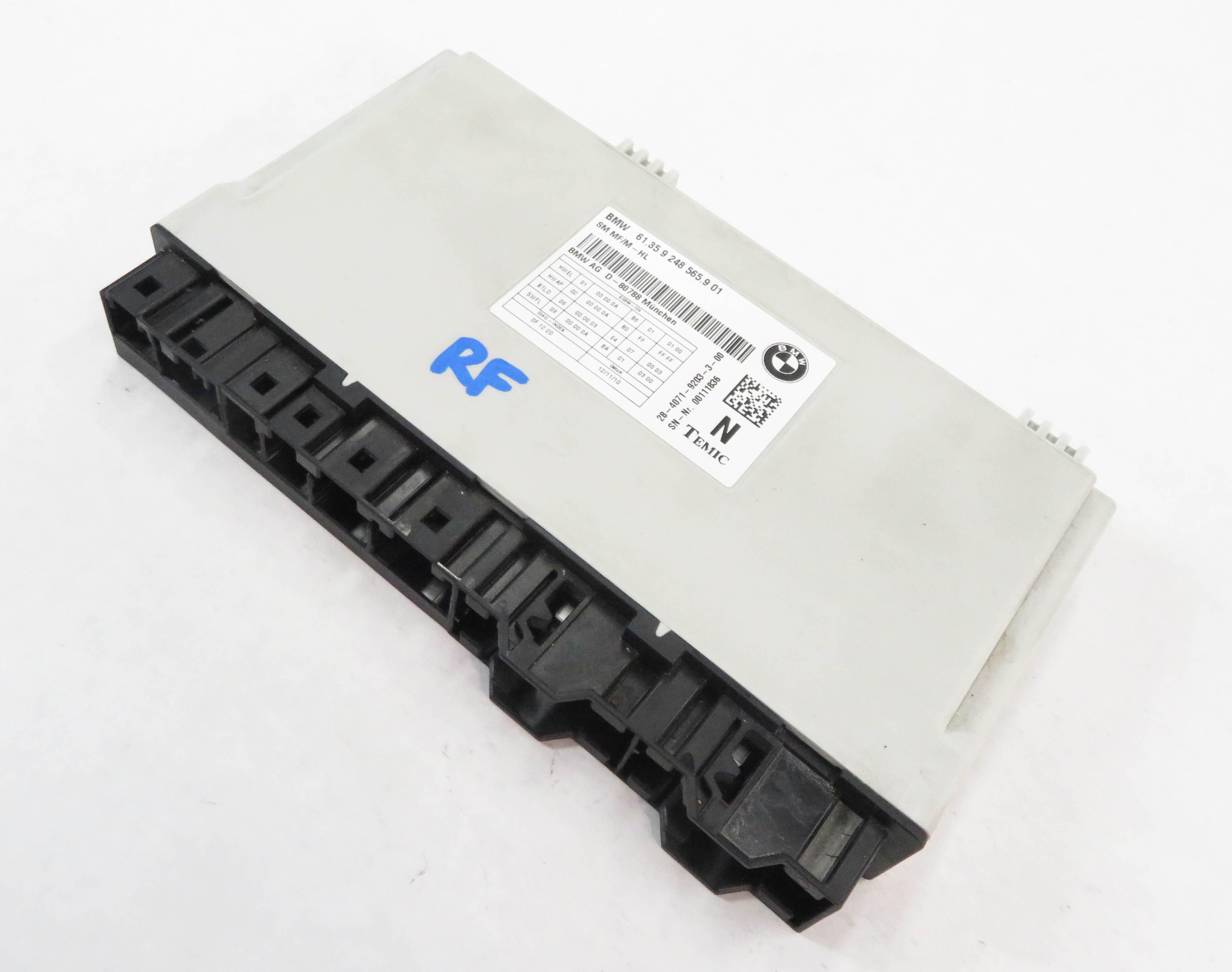 10-17 BMW 528i 535i 550i 650i 740i 750i 760i F10 F01 COMFORT MEMORY SEAT MODULE — exact item pictured