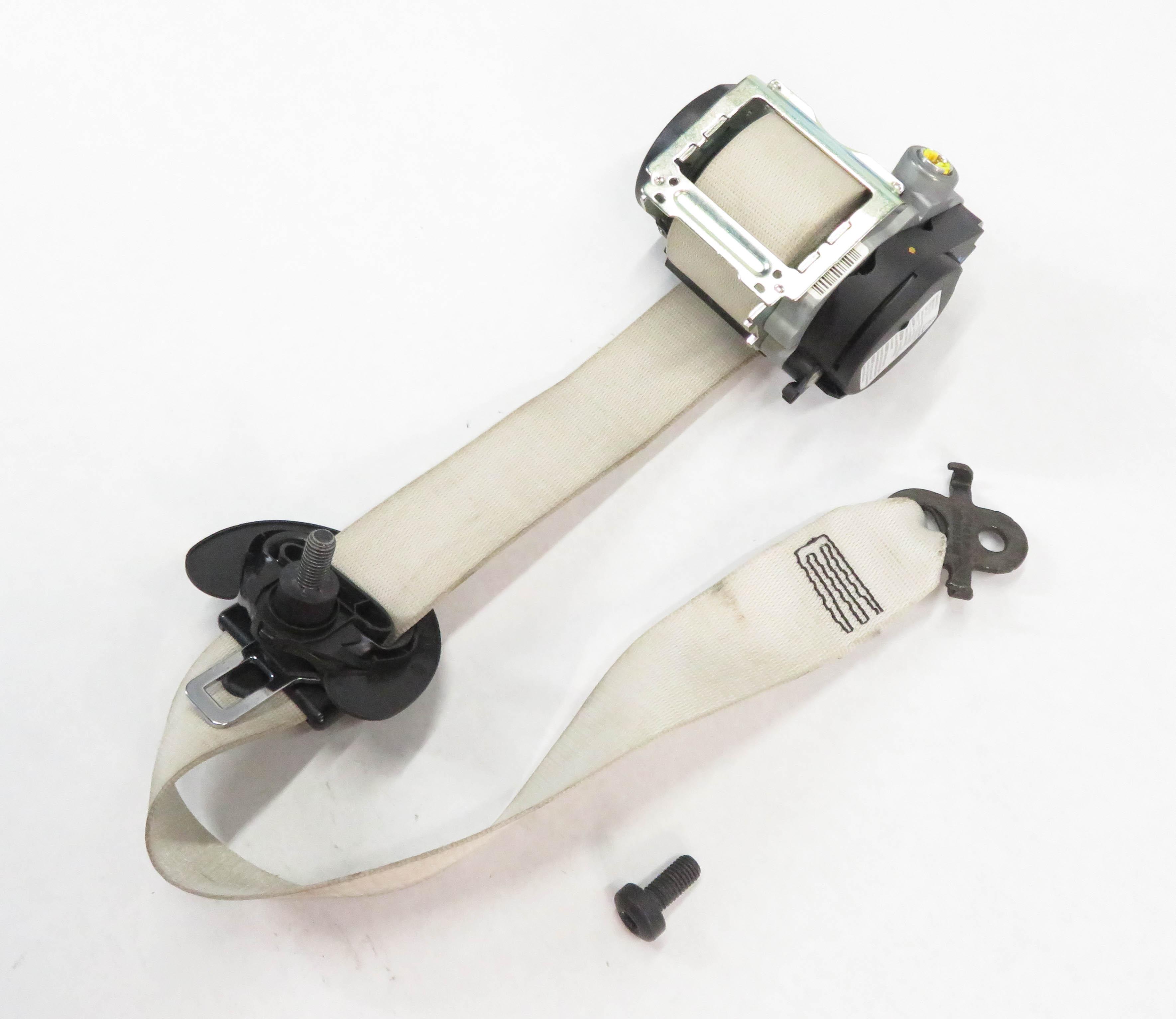 2010-2017 BMW 535iGT 550iGT (F07) RIGHT FRONT SEATBELT RETRACTOR (IVORY WHITE) — exact item pictured