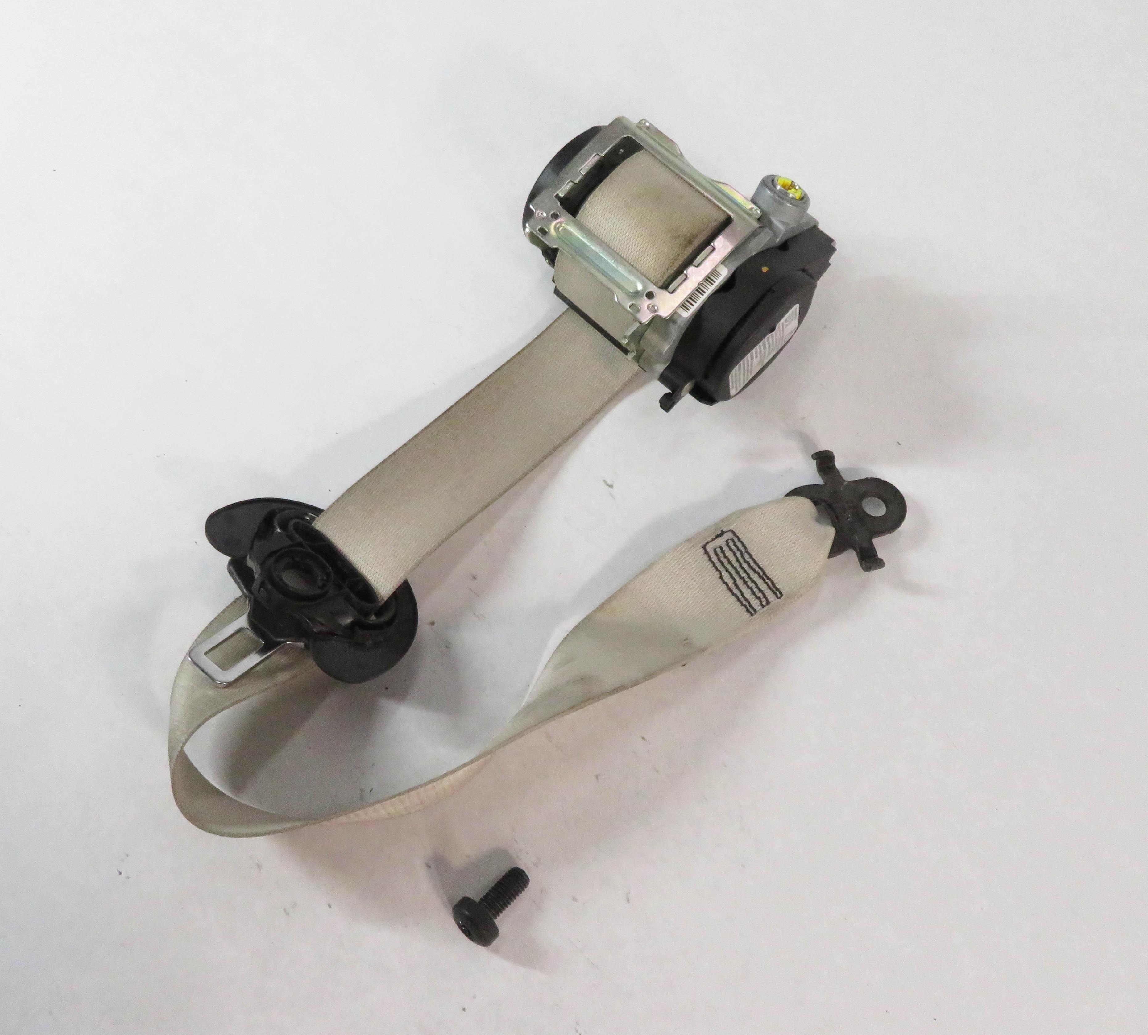 2010-2017 BMW 535iGT 550iGT (F07) LEFT FRONT DRIVER SEATBELT RETRACTOR (IVORY) — exact item pictured