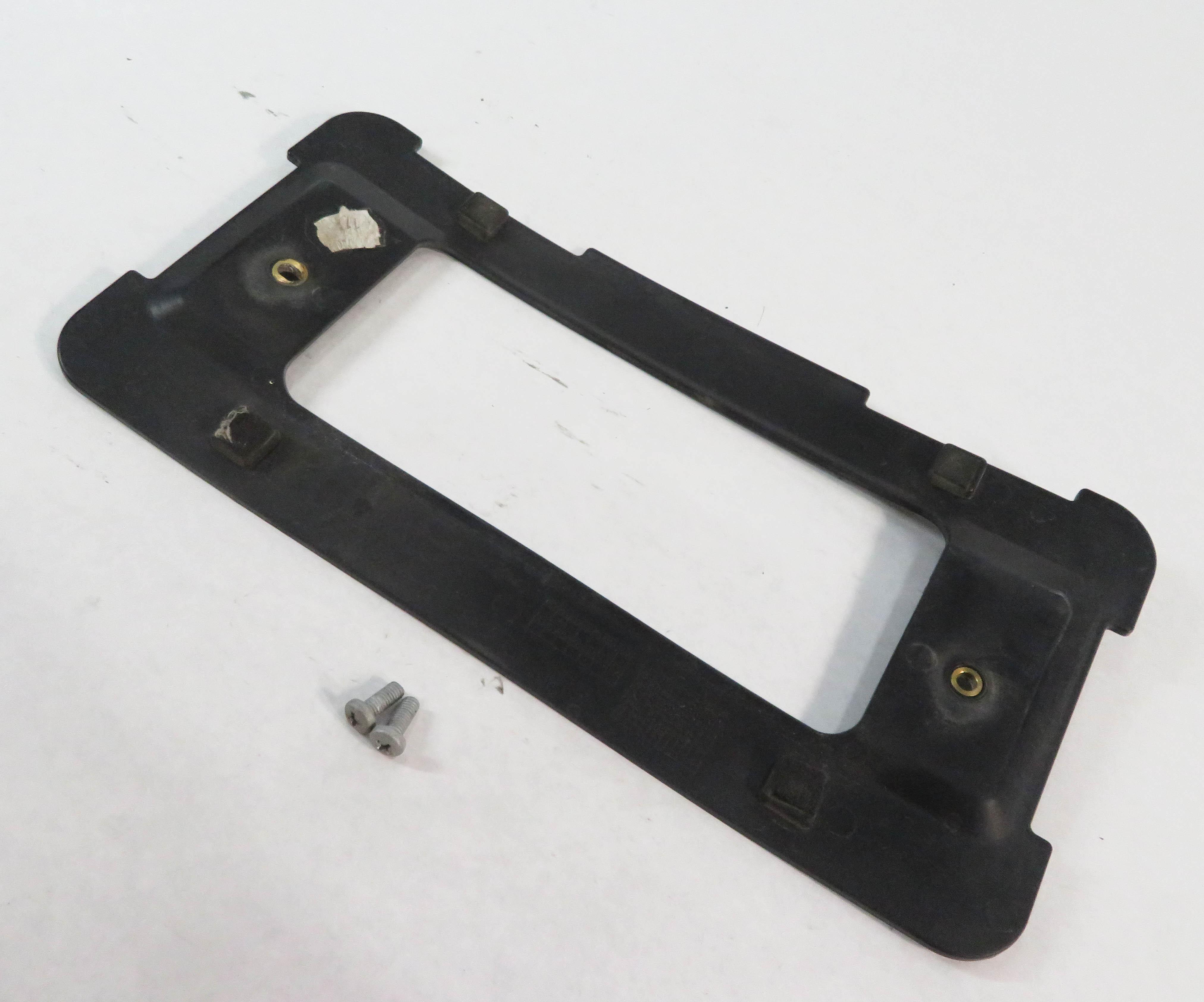 2011 BMW 550iGT (F07) REAR LICENSE PLATE BASE MOUNT RETAINER HOLDER BRACKET — exact item pictured