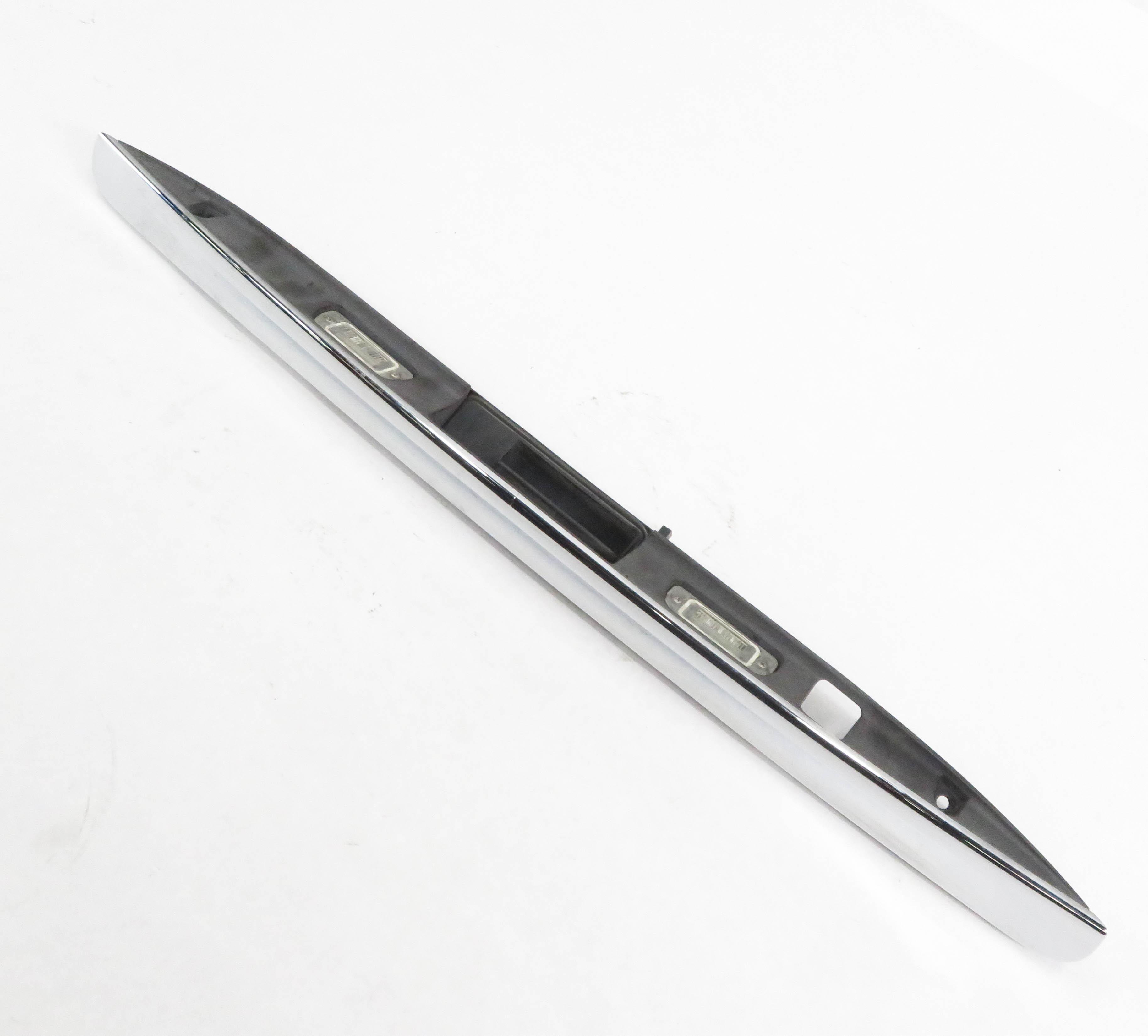 2012 MERCEDES BENZ GL350 (X164) REAR TRUNK HANDLE w/ LICENSE LIGHTS (CHROME) — exact item pictured