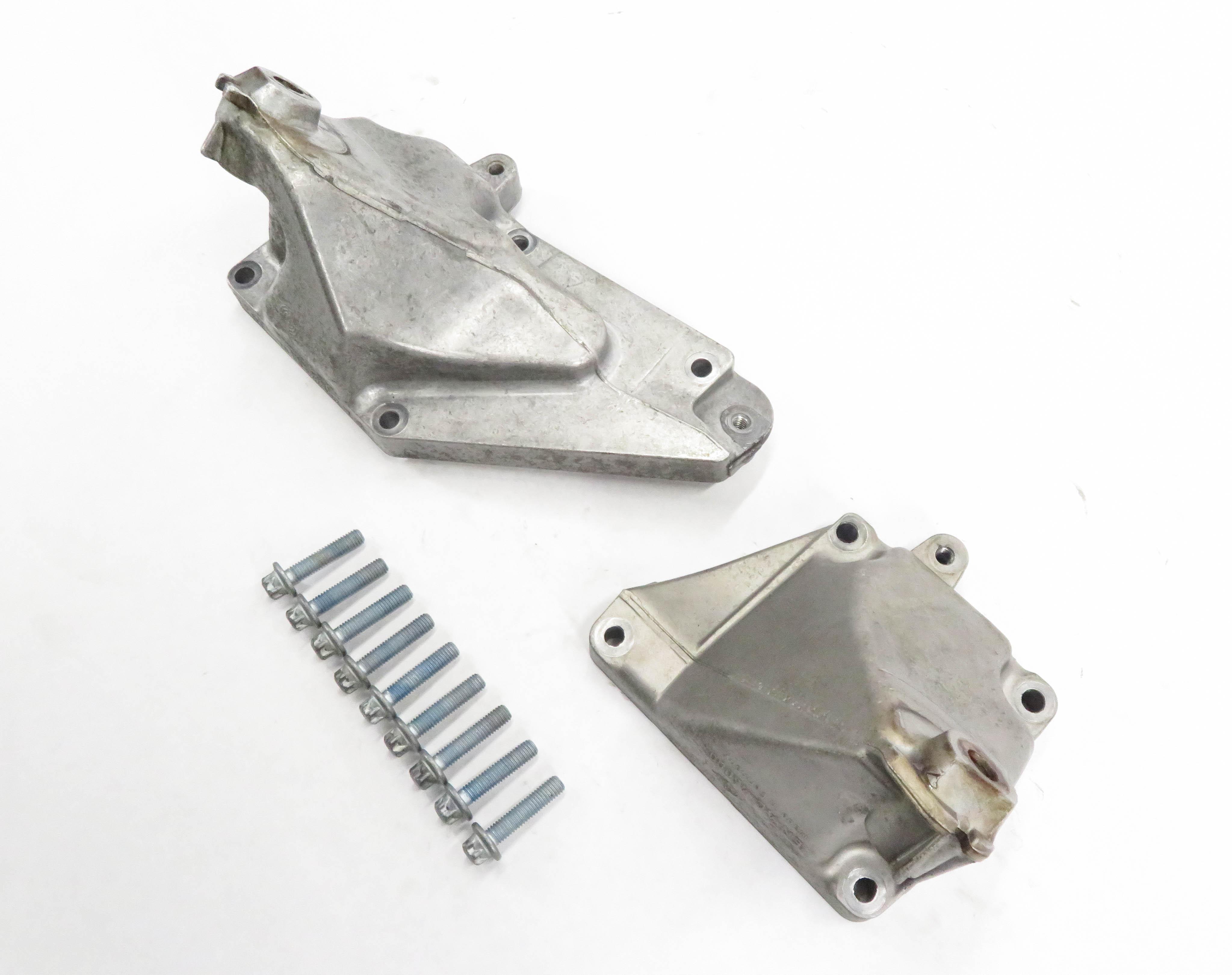 2007 MERCEDES CLS550 (W219) 5.5L V8 LEFT & RIGHT ENGINE MOUNT BRACKET SET-2 — exact item pictured