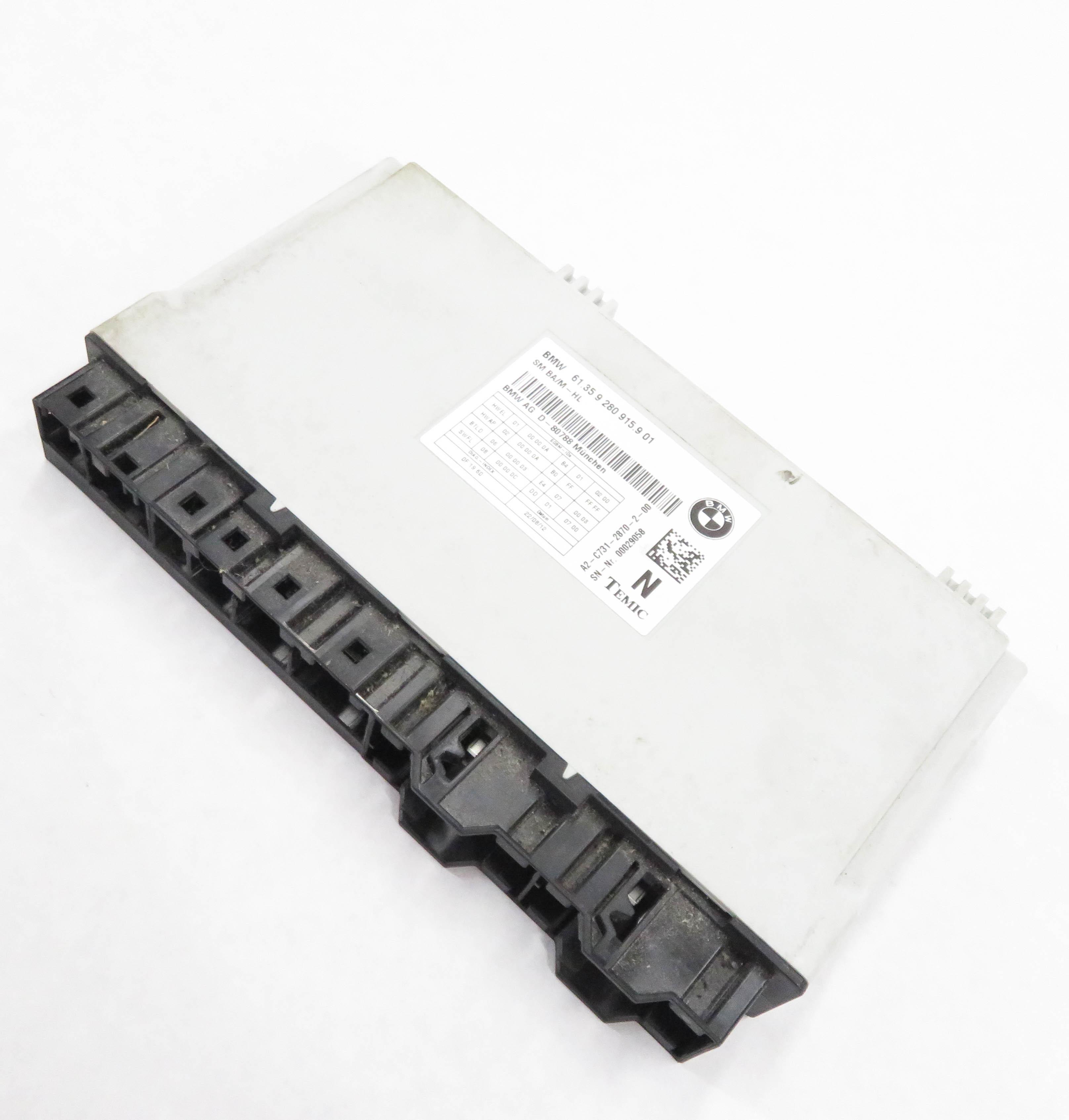 10-17 BMW 528i 535i 550i 650i 740i 750i 760i F10 F01 COMFORT MEMORY SEAT MODULE — exact item pictured